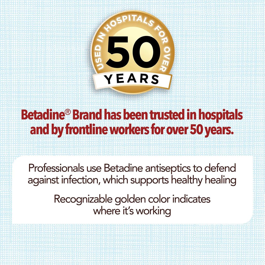 Betadine Antiseptic Liquid First Aid Solution, Povidone-iodine 10%, Infection Betadine Au supplements
