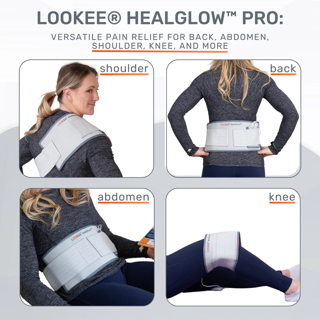 LOOKEE HealGlow Pro Medical Infrared & Red-Light Therapy Belt - LED Technology - 60W Powerful LOOKEE Au supplements