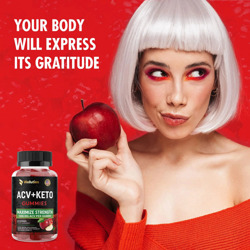 WELLUTION (2 Pack Gummies Apple Cider Vinegar - Formulated to Support Healthy Weight WELLUTION Au supplements