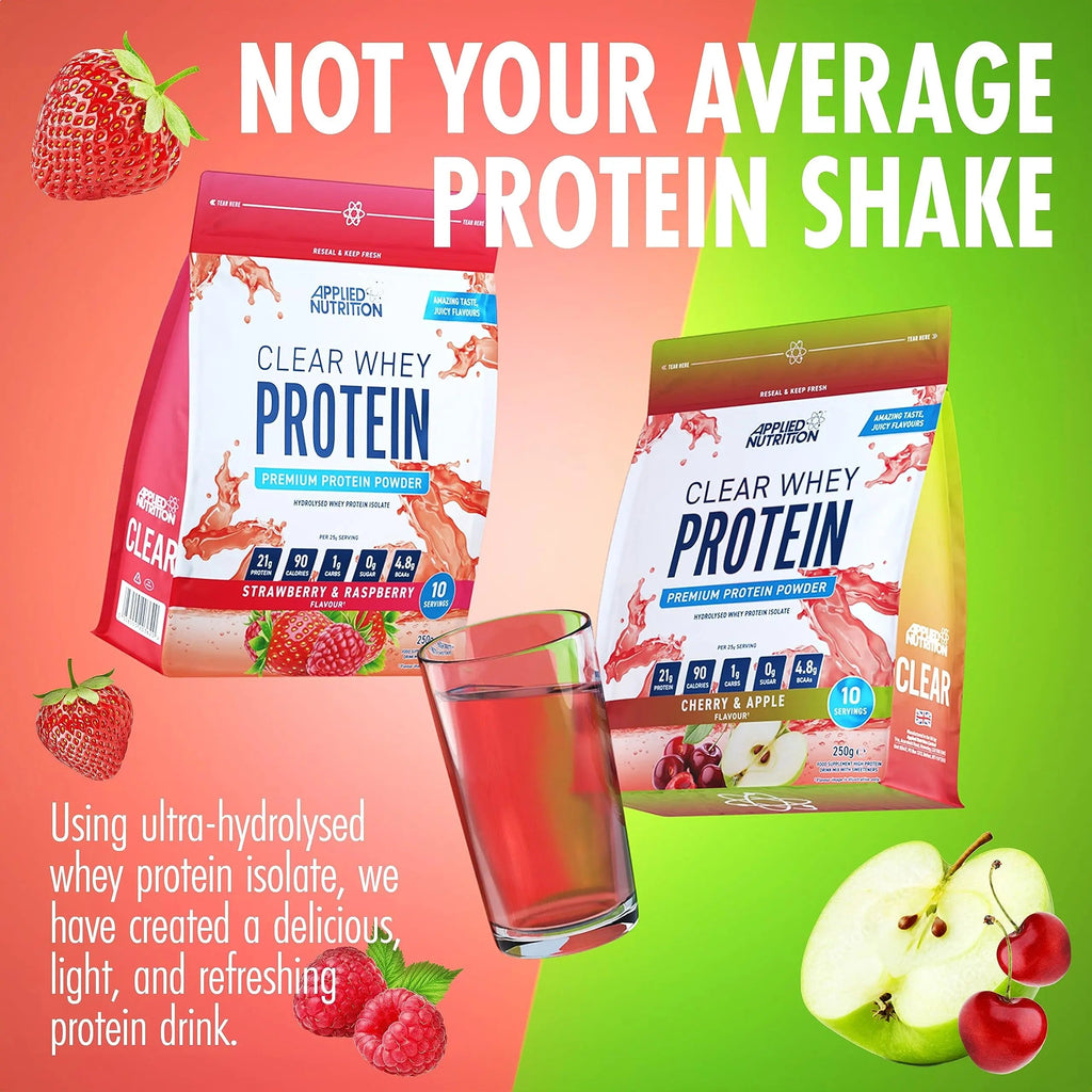 Applied Nutrition Clear Whey Isolate - Whey Protein Isolate, Refreshing High Protein Powder Applied Nutrition Au supplements