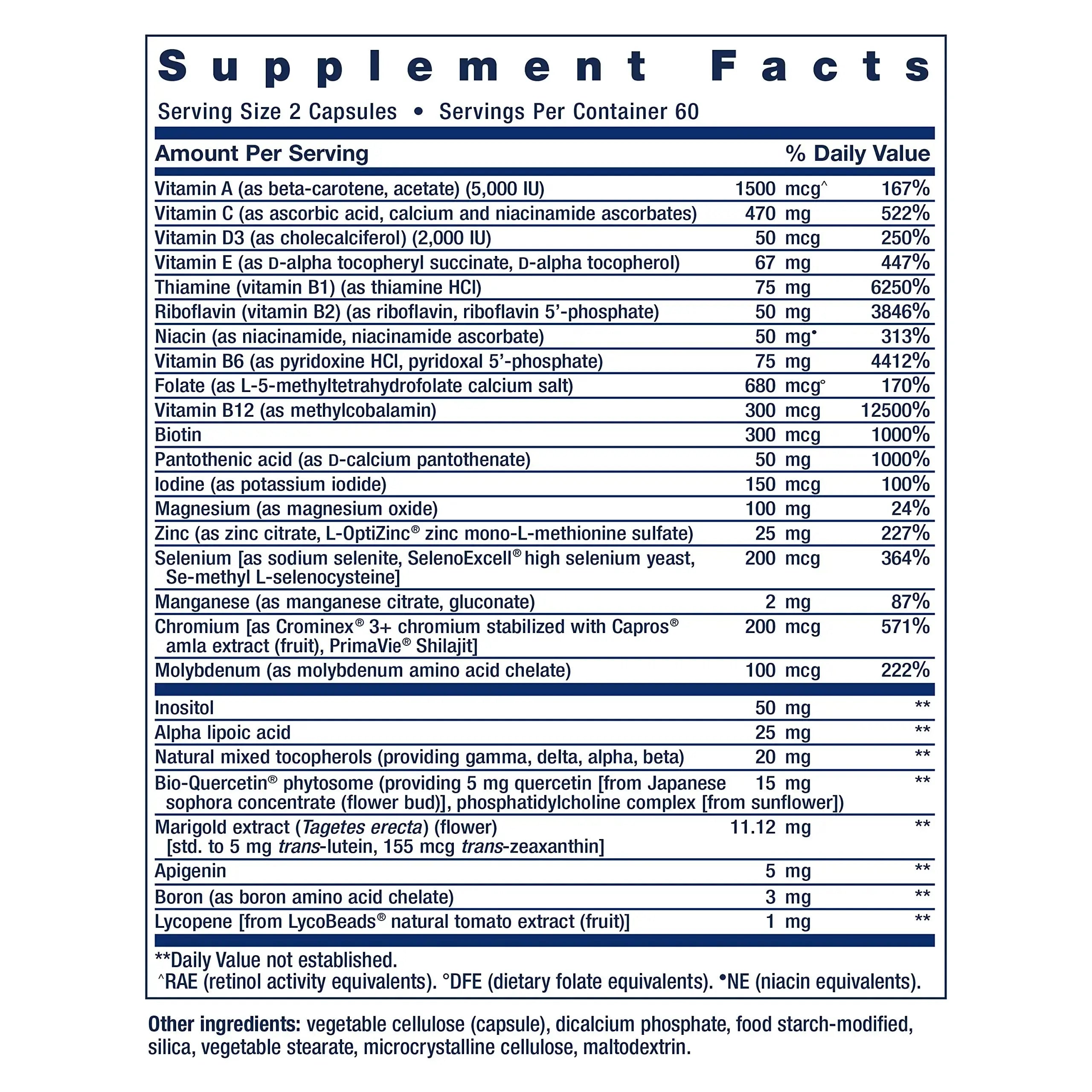 Life Extension Two-Per-Day Multivitamin 120 Capsules & 120 Tablets - Vitamins B, C, D, Zinc & Over 25 Vitamins, Minerals & Extracts Life Extension Au supplements