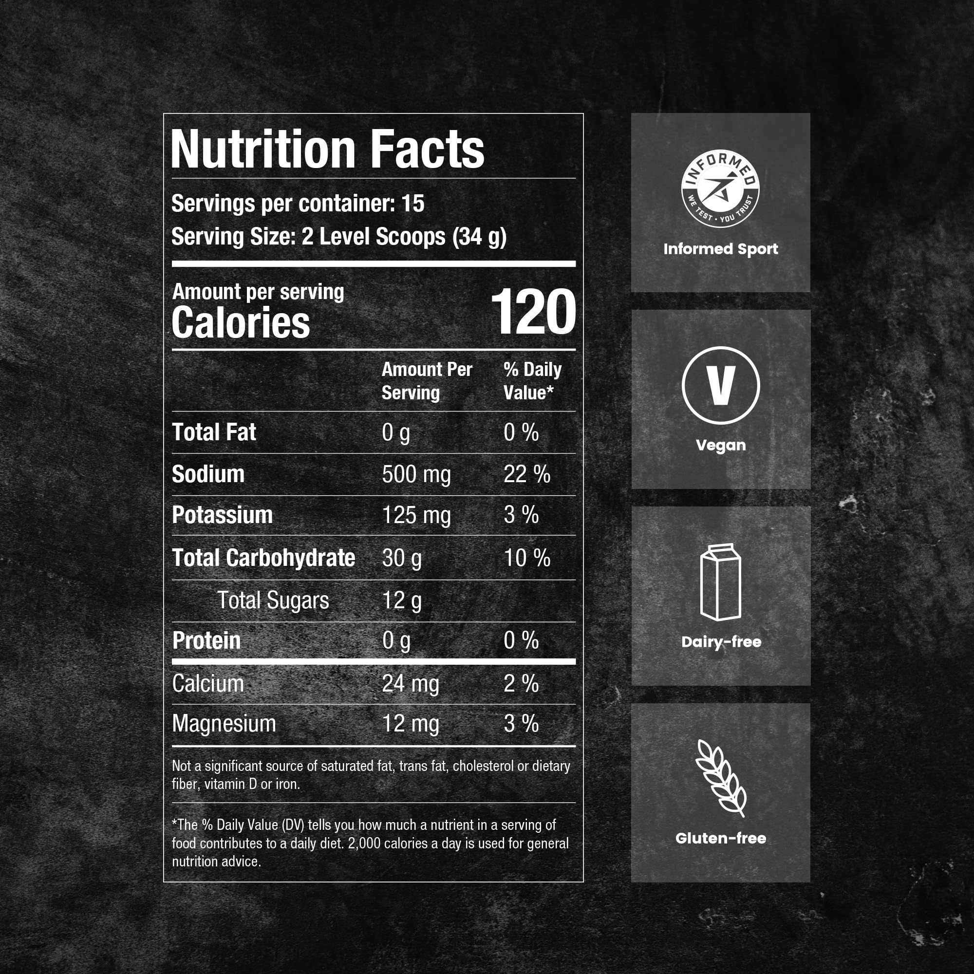 Precision Fuel PF60 Carb & Electrolyte Drink Mix Powder for Hydration & Energy - Endurance Sports Nutrition, Vegan, Hypotonic - 60g Carb, 1000mg Sodium per Litre - Mild Citrus Flavor, 1-Pack