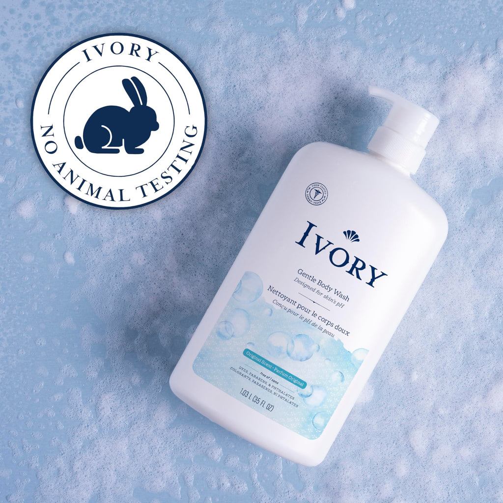 Ivory Body Wash, Designed for the Whole Family, Gentle Formula, Free of Dyes Heavy Perfumes Parabens Phthalates & Silicones