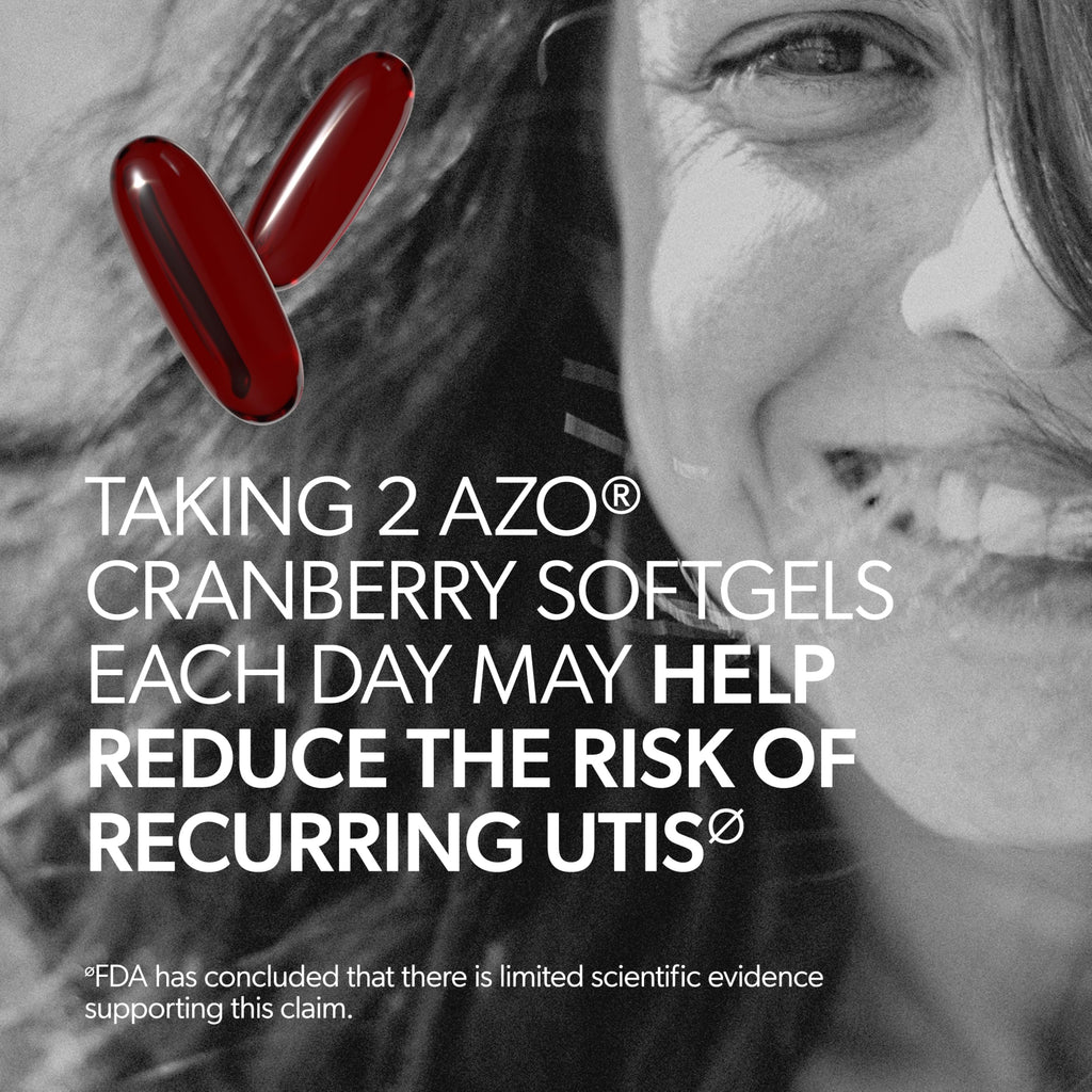 AZO Cranberry Supplement, Made with Concentrated Whole Fruit Cranberry Powder to Help Cleanse and Protect the Urinary Tract