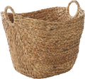 Deco 79 Seagrass Handmade Decorative and Functional Storage Basket Large Woven