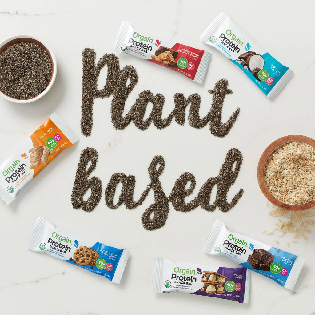 Orgain Organic Vegan Protein Bars, Smores - 10g Plant Based Protein, Gluten Free Snack Orgain Au supplements