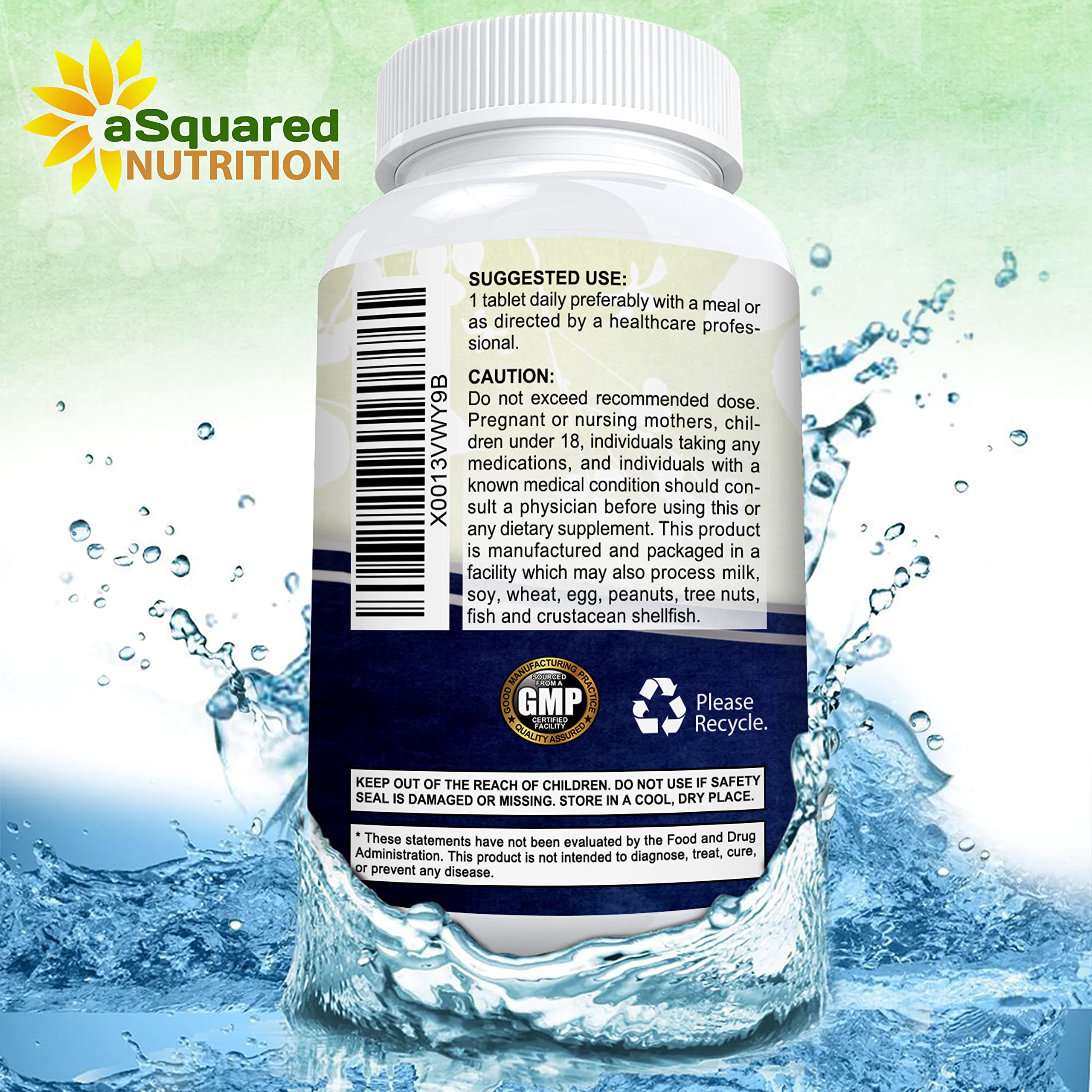 aSquared Nutrition Vitamin B12-5000 MCG Supplement with Methylcobalamin (Methyl B-12) - Max Strength Vitamin B 12 Support to Help Boost Natural Energy,