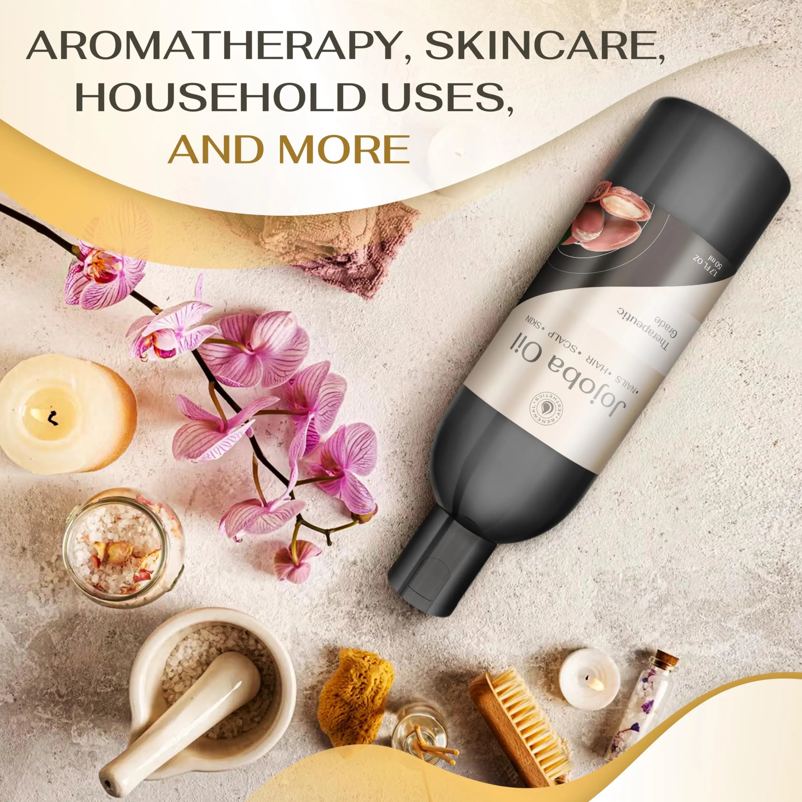 Sweet Oil - Hair and Skin Softener, Organic Natural Carrier Body Oil, Carrier Oil for Essential Oils - Massage Oil Renewal Aesthetics Au supplements