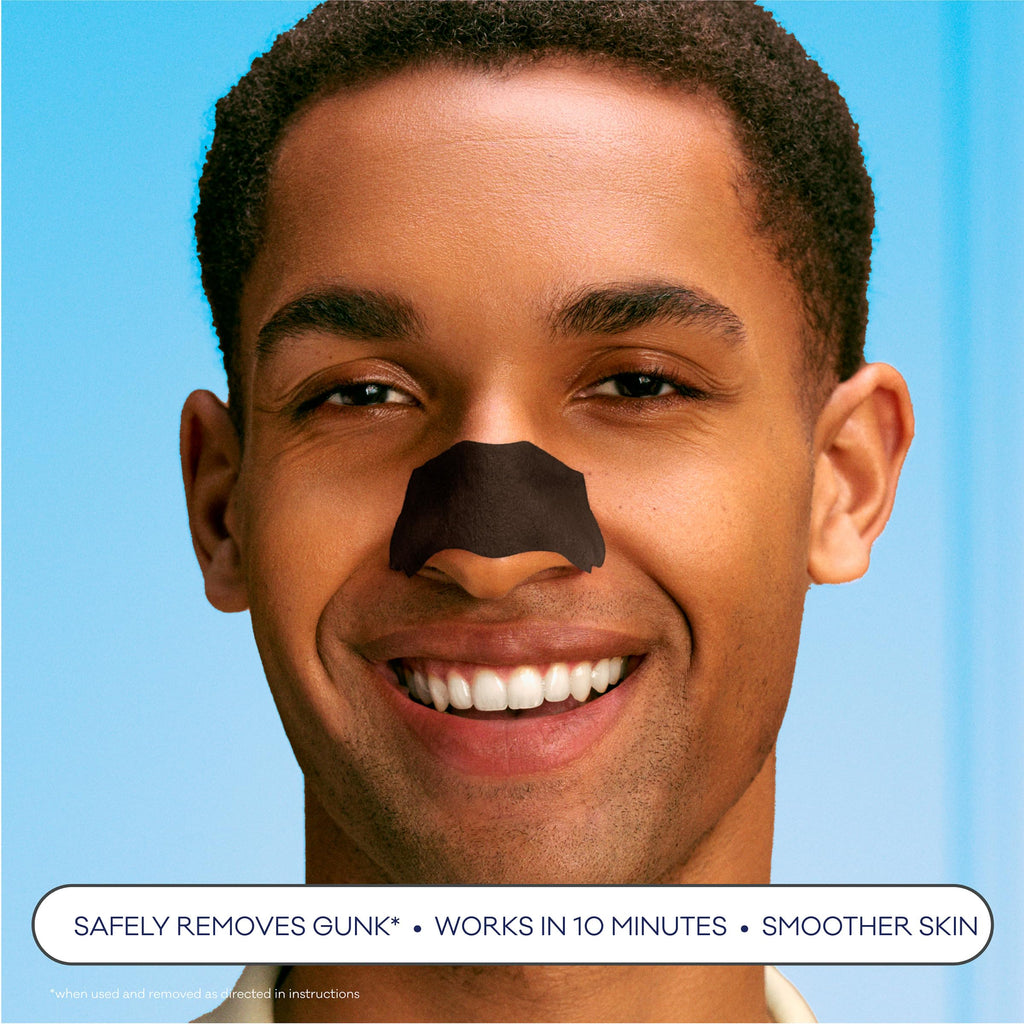 Biore Charcoal, Deep Cleansing Pore Strips, Nose Strips for Blackhead Removal on Oily Skin