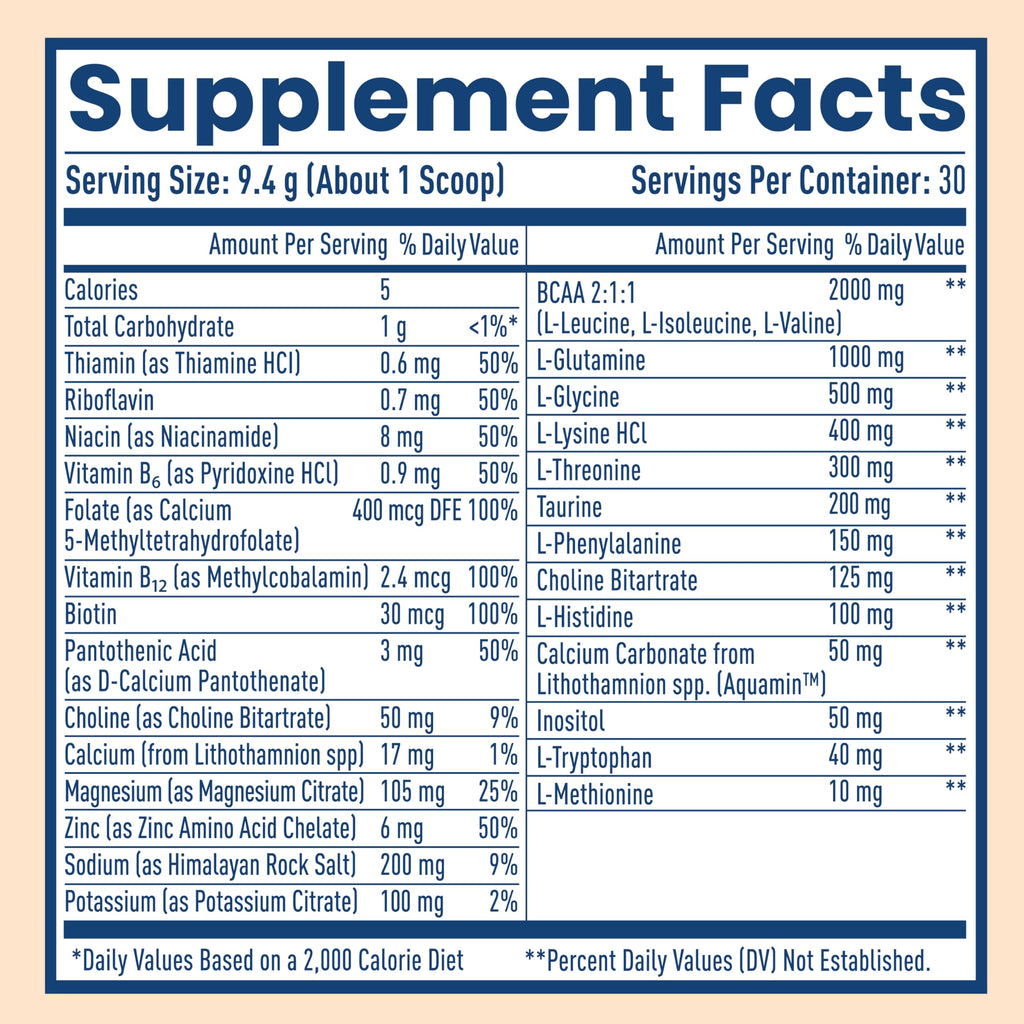 NativePath Hydrate, Zero Sugar, Electrolytes Powder with BCAAs, Tangerine Hydration, Keto & Paleo Friendly, 30 Servings