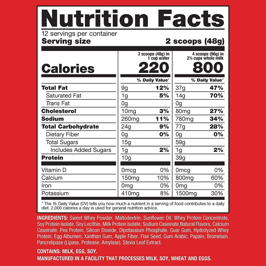 Naturade Weight Gain Instant Nutrition Drink Mix, Vanilla ,20.3 Ounce Naturade Au supplements