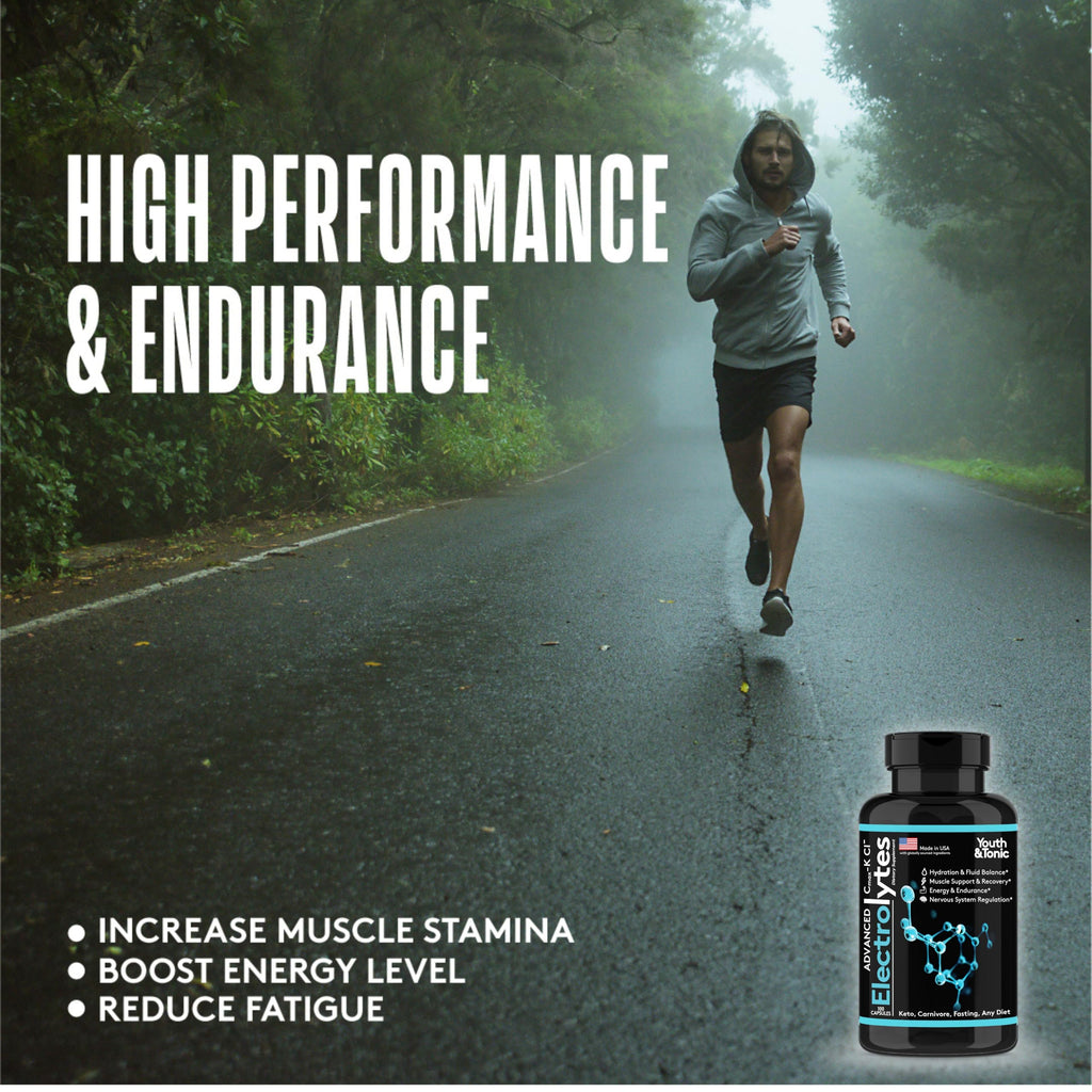 Complete Electrolyte Supplement Pills High Absorption | Cmax Potassium Chloride Magnesium Sodium Calcium Zinc | Boost Endurance Muscle Recovery Mental Focus | Salt Electrolytes Tablets | Keto Friendly Youth & Tonic Au supplements