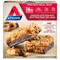 Atkins Chocolate Peanut Butter Pretzel Protein Meal Bar, High Fiber, 16g Protein, 1g Sugar Atkins Au supplements