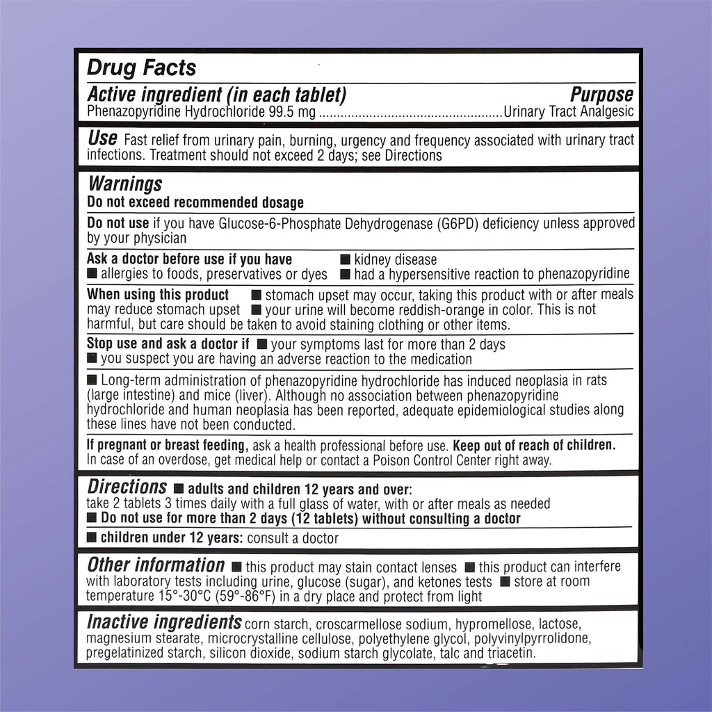 Quality Choice Max Strength Urinary Pain Relief, Maximum Strength Fast Relief of UTI Pain, Burning, and Feeling of Urgency to Pee, 24 Count Package of Tablets Quality Choice Au supplements
