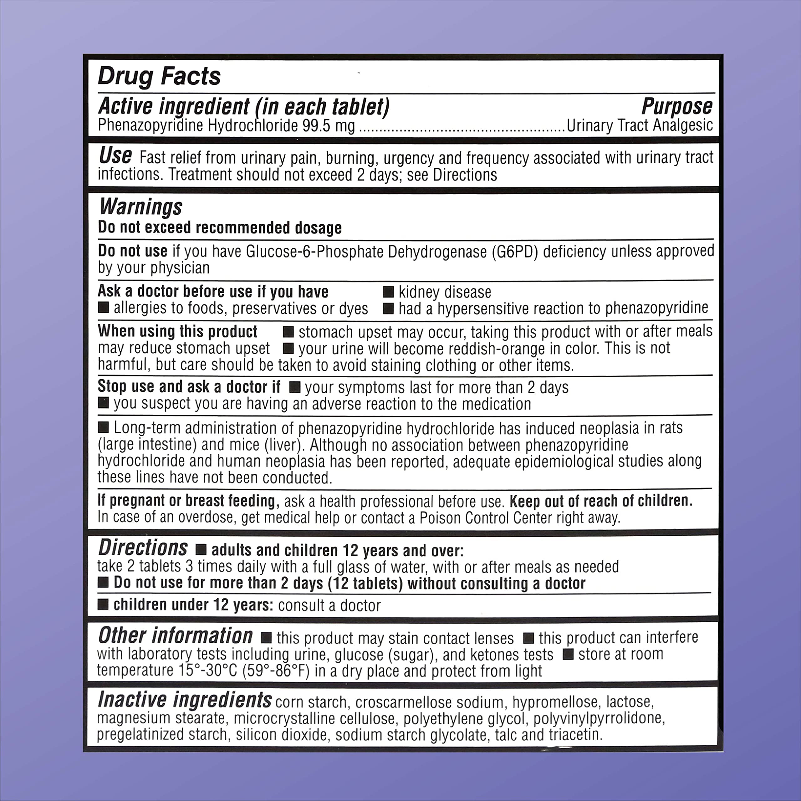 Quality Choice Max Strength Urinary Pain Relief, Maximum Strength Fast Relief of UTI Pain, Burning, and Feeling of Urgency to Pee, 24 Count Package of Tablets Quality Choice Au supplements