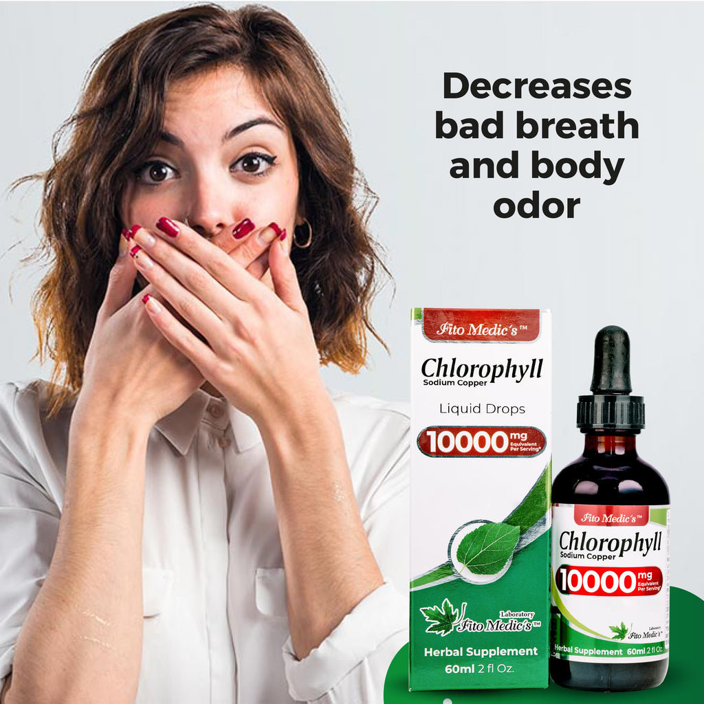 FITO MEDIC'S Lab | Liquid Chlorophyll | Chlorophyll Liquid Drops | 50 mg 200:1 Ratio Extract per Serving.