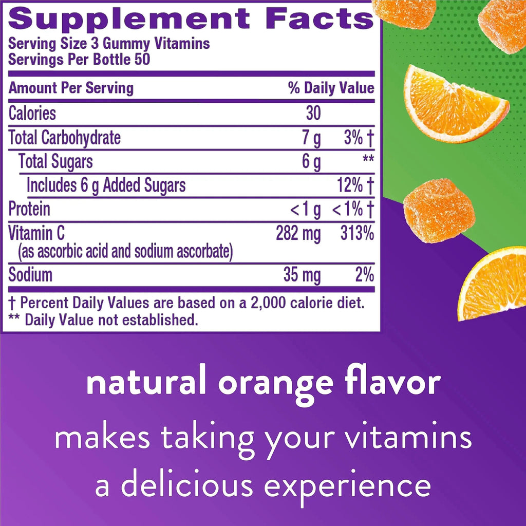 Vitafusion Gorgeous Hair, Skin & Nails Multivitamin Plus Power C Vitamin C Gummies for Immune Support Bundle, 135ct & 150 Count Vitafusion Au supplements