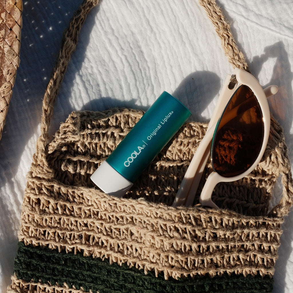 COOLA Organic Liplux Lip Balm and Sunscreen with SPF 30, Dermatologist Tested Lip Care for Daily Protection