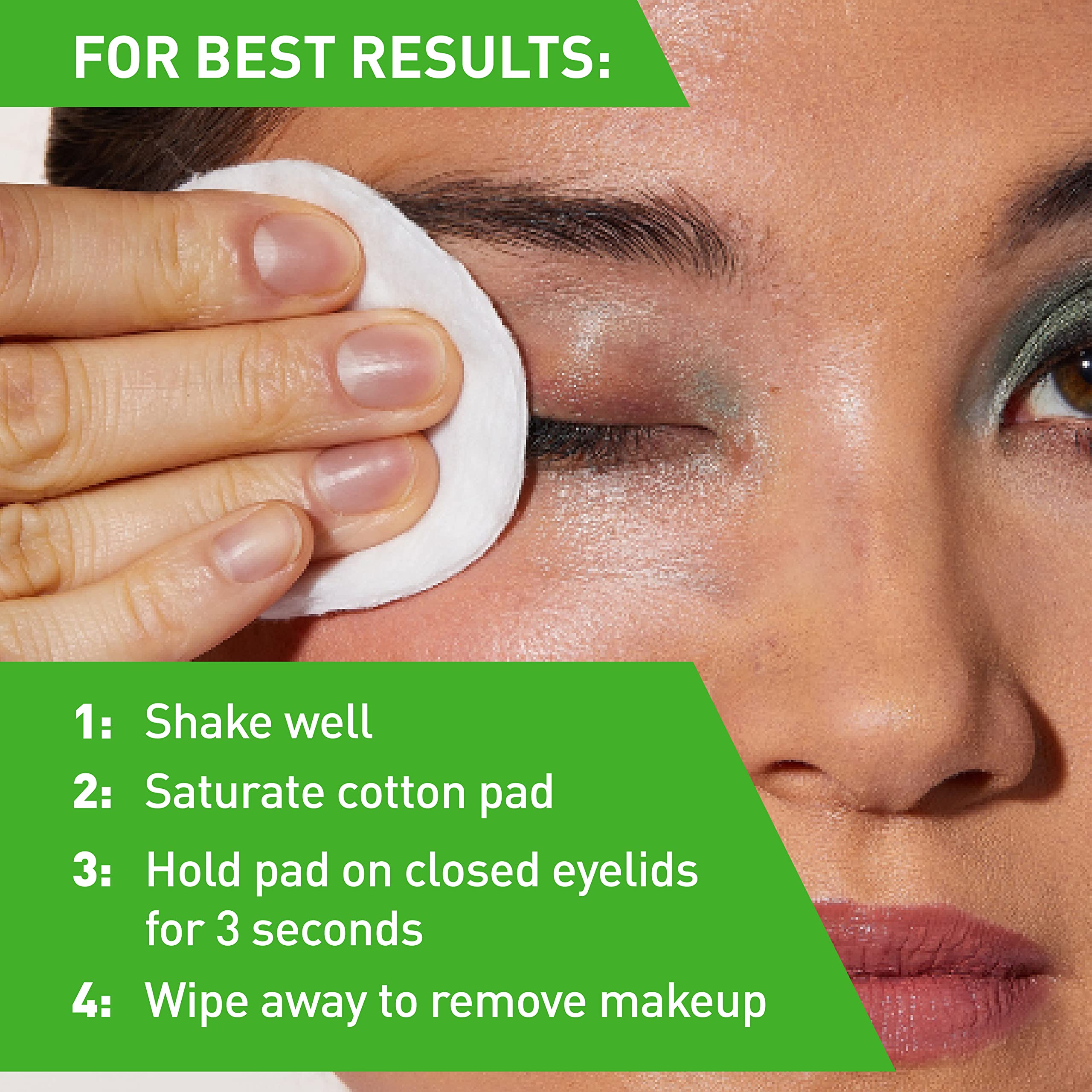 CeraVe Eye Makeup Remover with Hyaluronic Acid and Ceramides, Waterproof, Non-Comedogenic, Fragrance Free