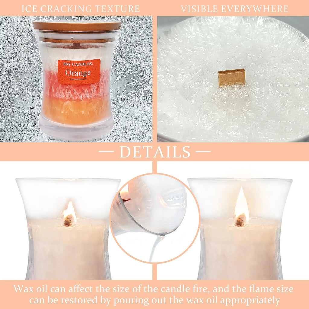 Citrus Jar Aromatherapy Candle Scented Candle Handmade Soy Candles Wood Candles Wick Fragrance SEUCRWAX Au supplements