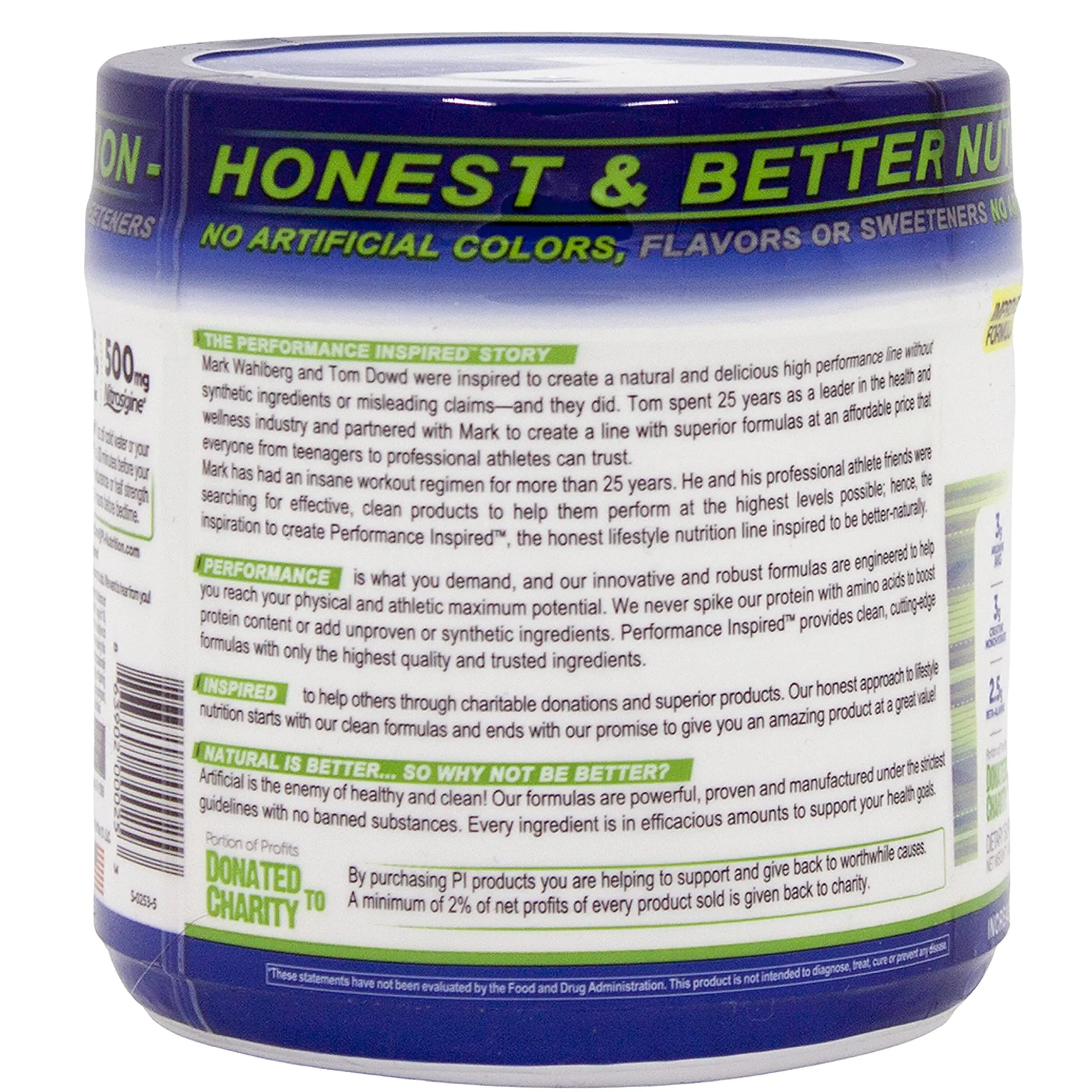 Performance Inspired Nutrition PreWorkout Powder - All Natural - G-Free & Vegan Formula PERFORMANCE INSPIRED Au supplements