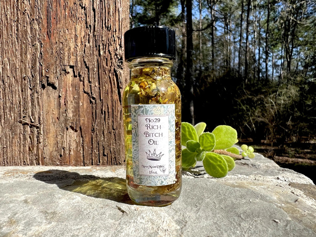 Rich Bitch Oil by New Moon Vibes - Attract Luxury Lavish Lifestyle Abundance Success Wealth THE TUTU FAIRY Au supplements