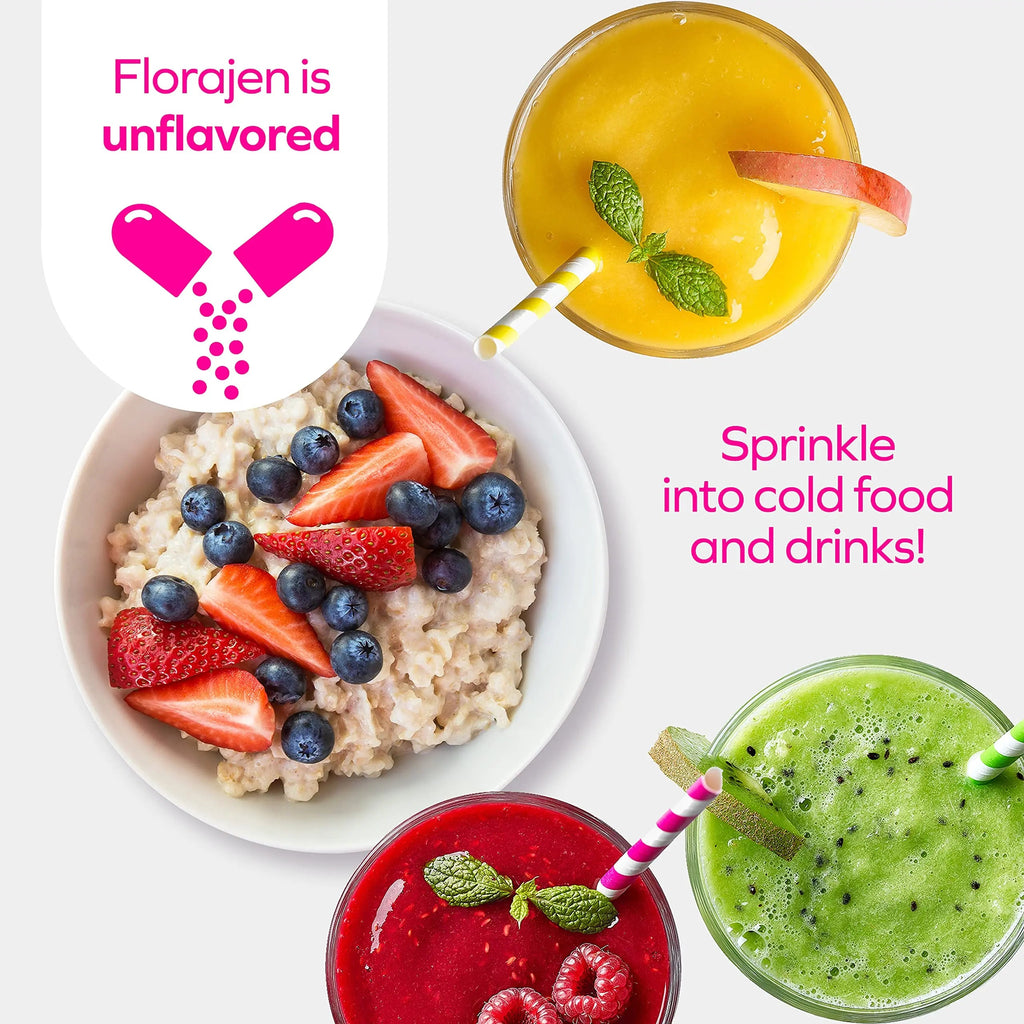 Florajen Women's Vaginal Probiotics, Provides Gut Health & Constipation Relief For Adults And Bloating Relief Florajen Au supplements