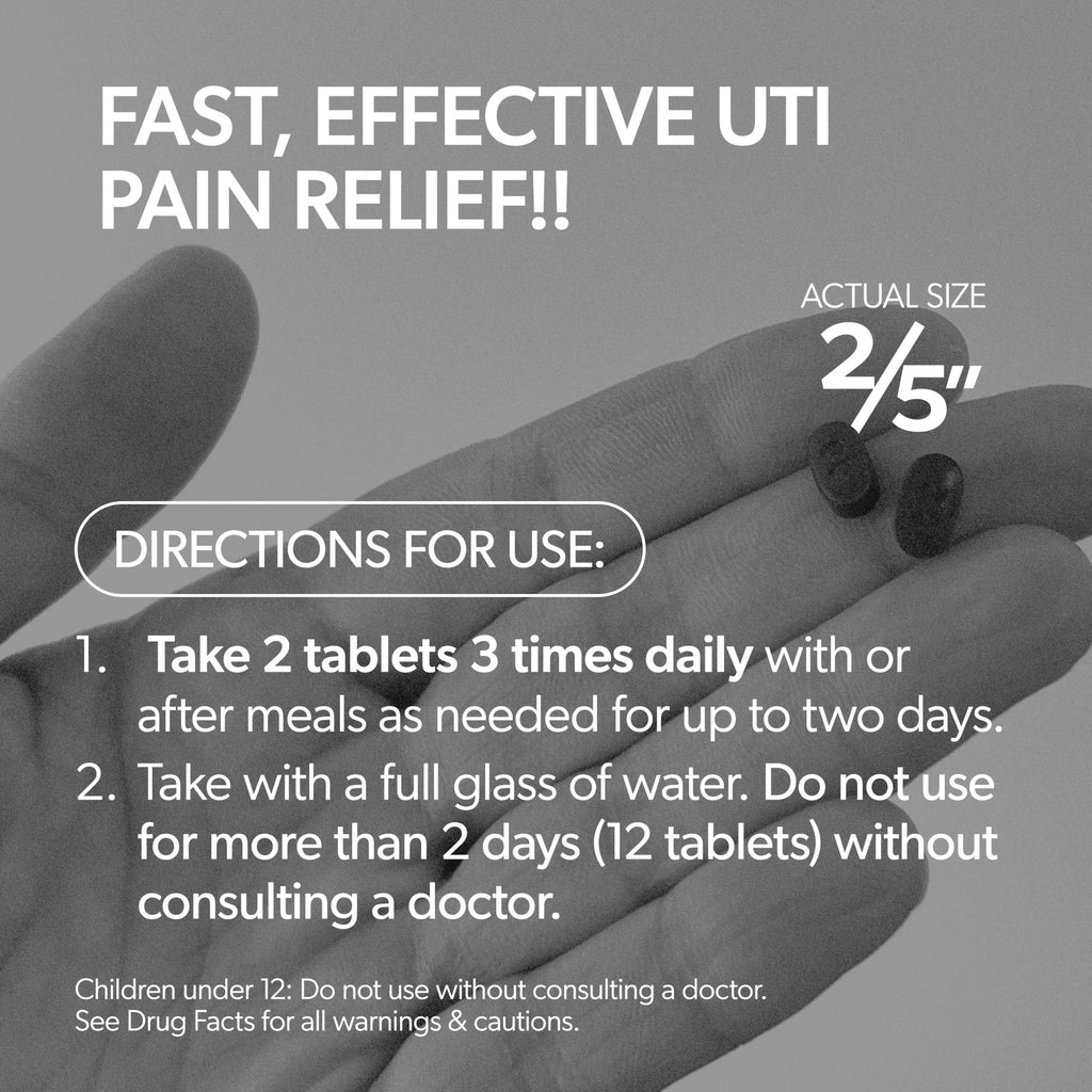 AZO Urinary Pain Relief Maximum Strength | Fast Relief of UTI Pain, Burning & Urgency | Targets Source of Pain | #1 Most Trusted Brand | 48 Tablets AZO Au supplements