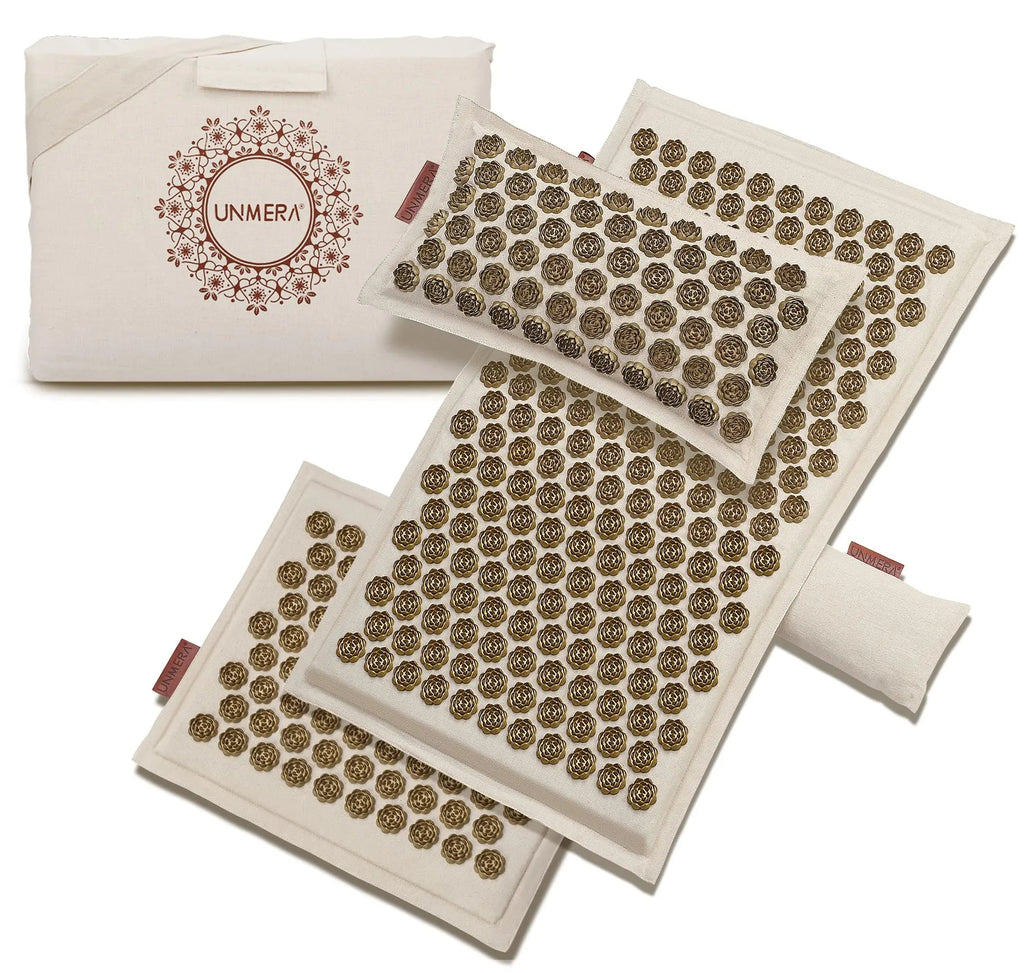 UNMERA Acupressure Mat and Pillow Set,Natural Premium Linen & Coconut Fiber Filling UNMERA Au supplements
