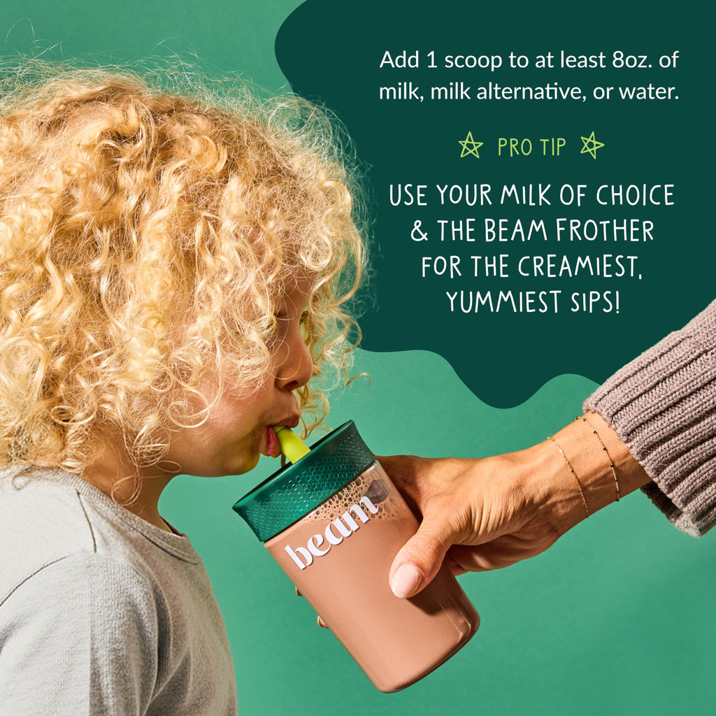 Beam Kids Multivitamin Powder – Kids Vitamins with Greens, Probiotic & Prebiotic, Immune Support for Children & Toddlers, No Artificial Sweeteners, For Picky Eaters,