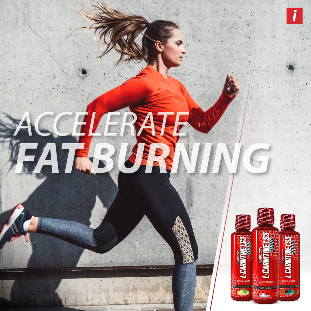 iSatori L-Carnitine LS3 3000, Liquid L-Carnitine with Acetyl L-Carnitine, L-Carnitine L-Tartrate, Stimulant Free Pre Workout, Low Calories, Sugar, Gluten,