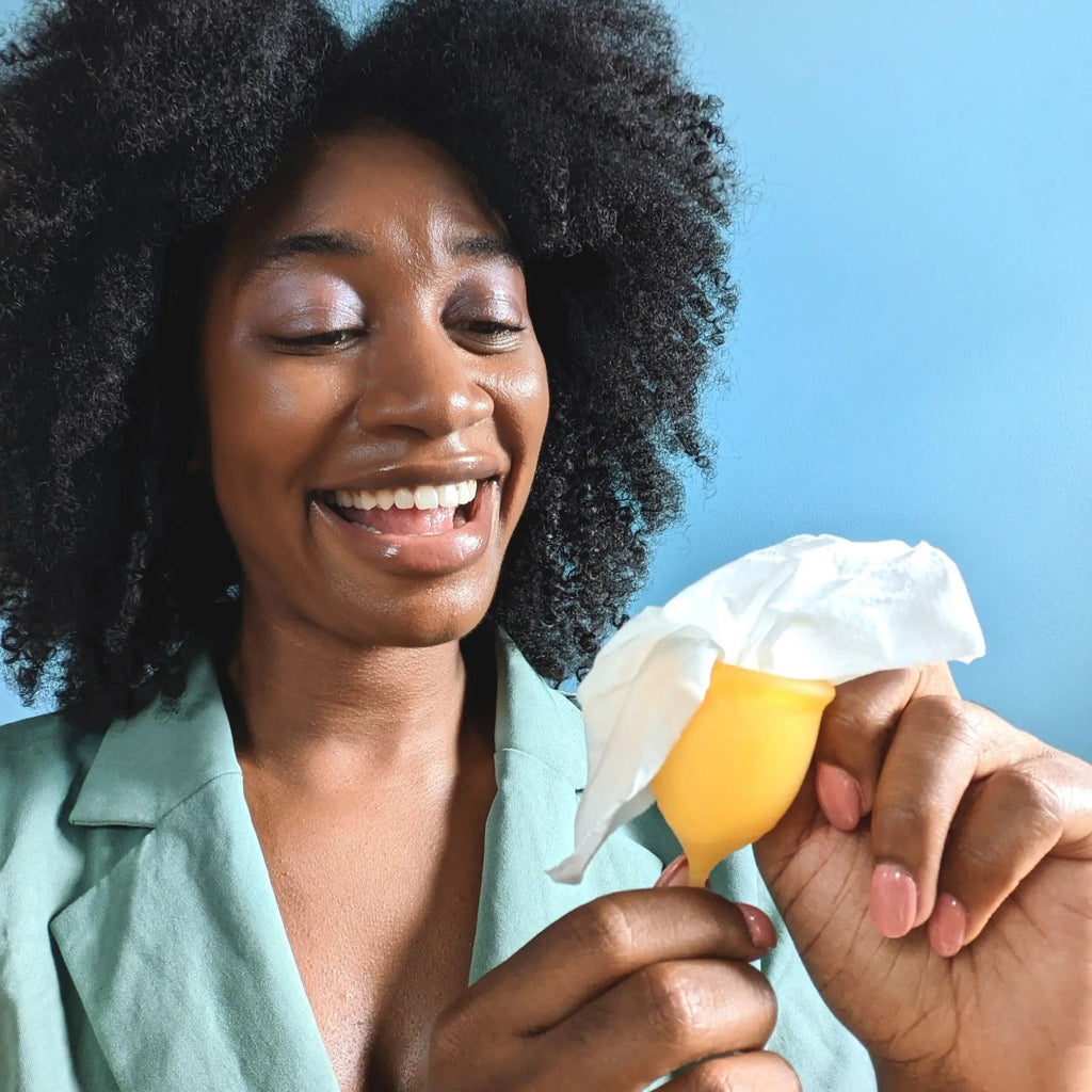 Menstrual Cup Wipes - On The Go Public Bathroom Feminine Wipes - Safe On Period Cups & Menstrual discs Pixie Cup Au supplements