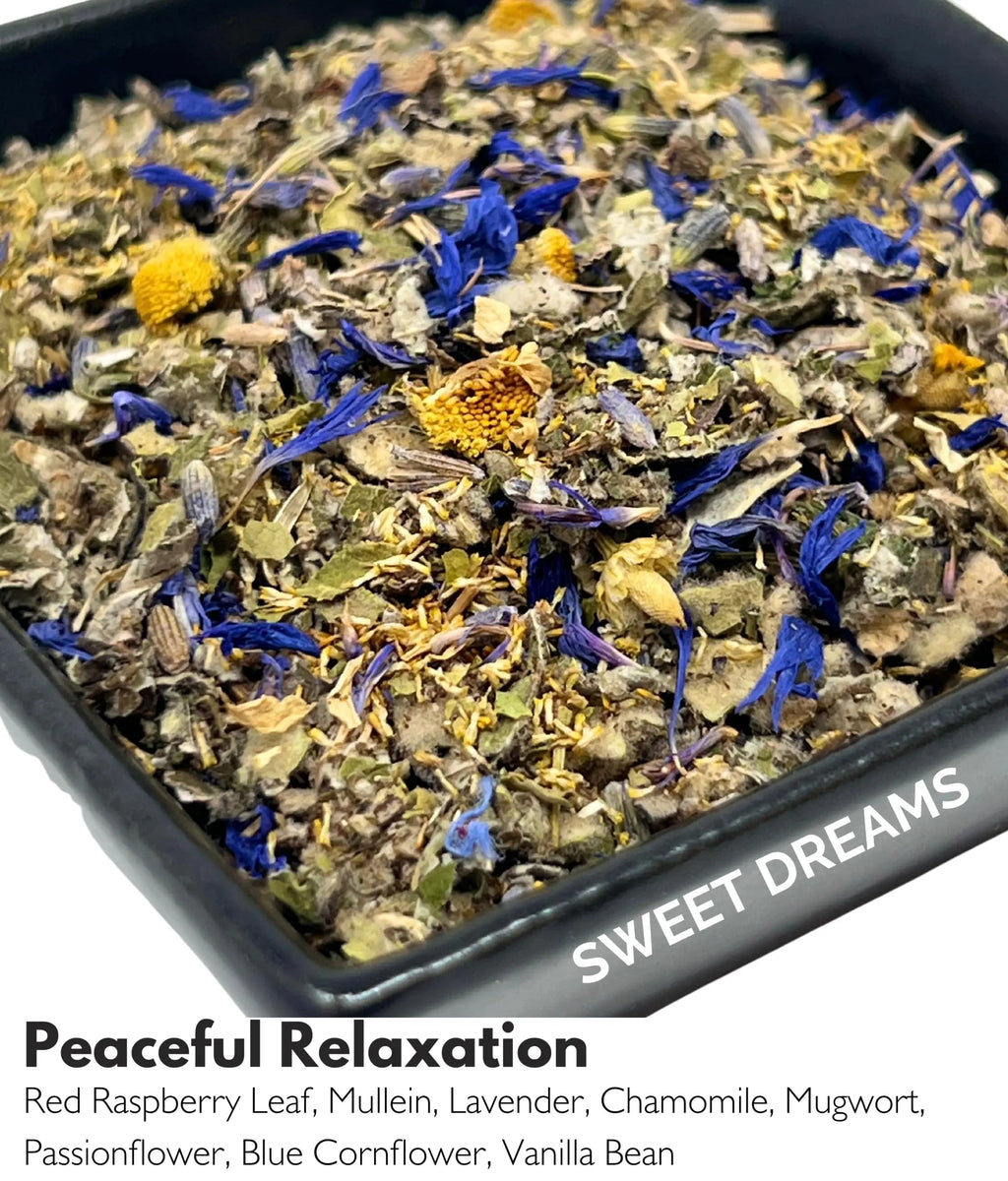 Smoke & Brew - Sweet Dreams Blend for Relaxation and Sleep - Caffiene Free Tea and Smoke Blend Flora Jane's Au supplements