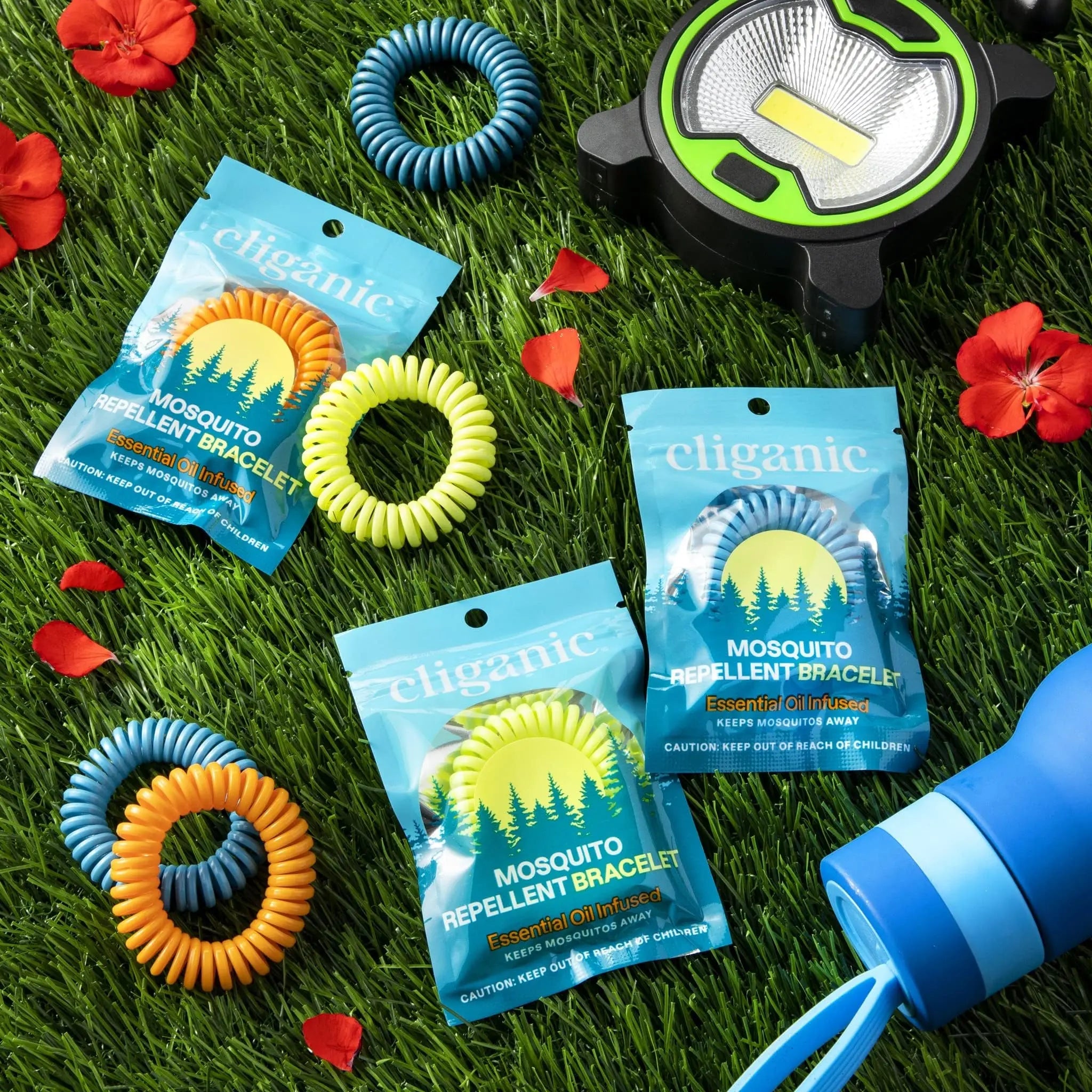 Cliganic 10 Pack Mosquito Repellent Bracelets, DEET-Free Bands, Individuall Cliganic Au supplements