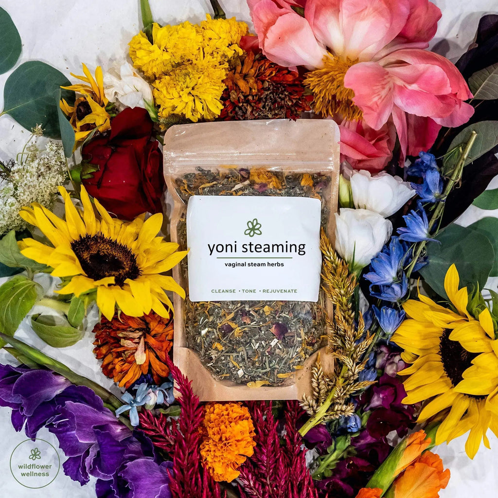 Yoni Steaming Herbs (5 Steams) | Cleansing + Gentle Formula | Formulated by Trained Herbalist WILDFLOWER WELLNESS Au supplements