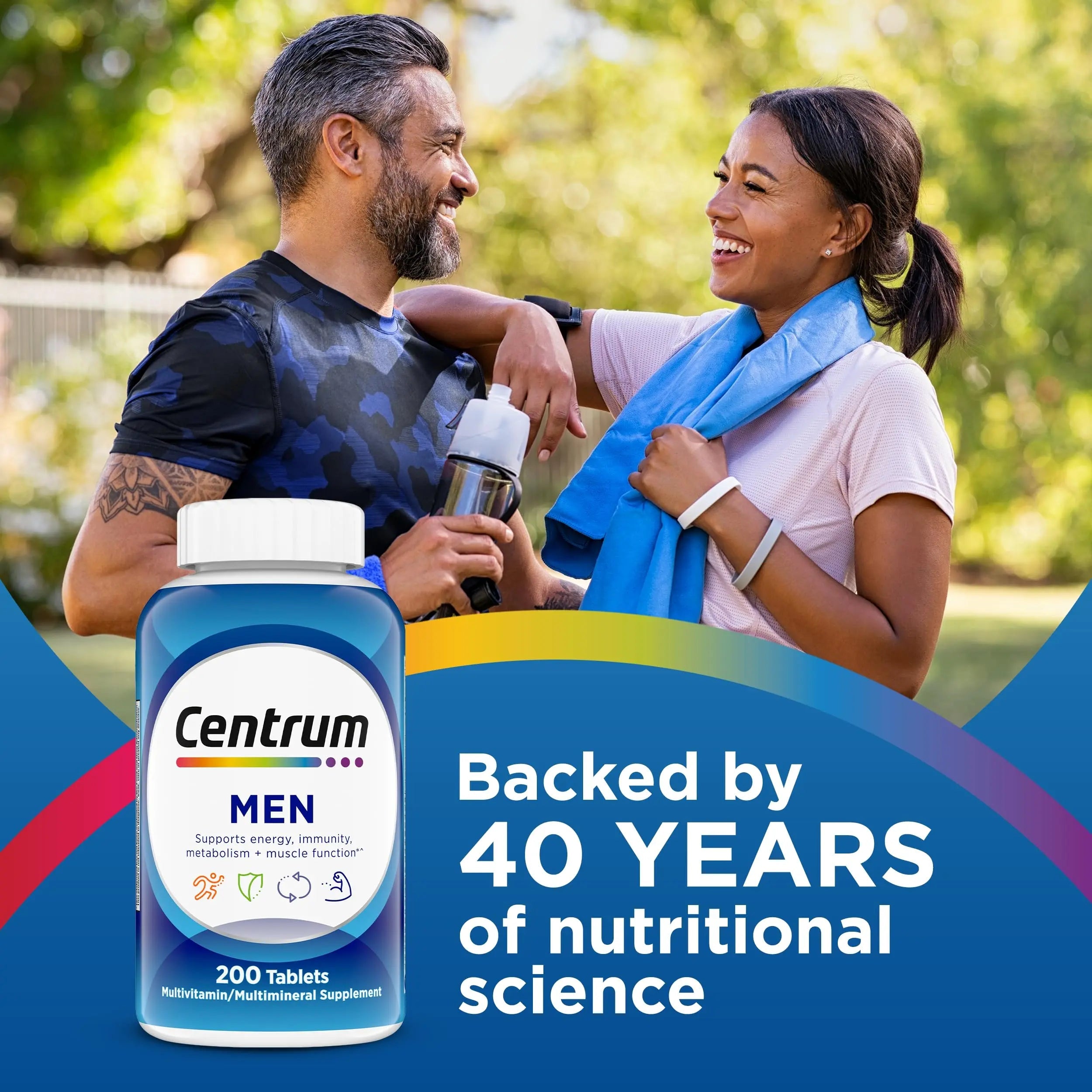 Centrum Multivitamin for Men, Multivitamin/Multimineral Supplement with Vitamin D3, B Vitamins and Antioxidants Centrum Au supplements