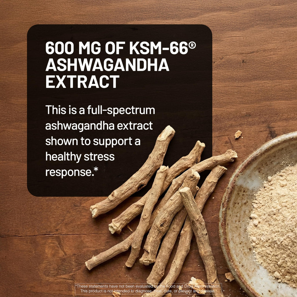 NatureWise Ashwagandha for Stress - With KSM-66 Extract, GABA, L-Theanine, Rhodiola Rosea - Herbal Mood & Sleep Support - Vegan, Non-GMO, Gluten-Free - 60 Capsules[1-Month Supply] NatureWise Au supplements