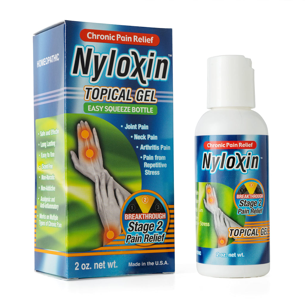 Nyloxin Easy Squeeze Bottle Arthritis Pain Relief Gel, Back Pain Relief, Neuropathy Pain Relief, Nerve Pain Relief, Knee Pain Relief, Foot Pain Relief, Muscle Pain Relief, Joint Pain Relief (2 oz) Nyloxin Au supplements