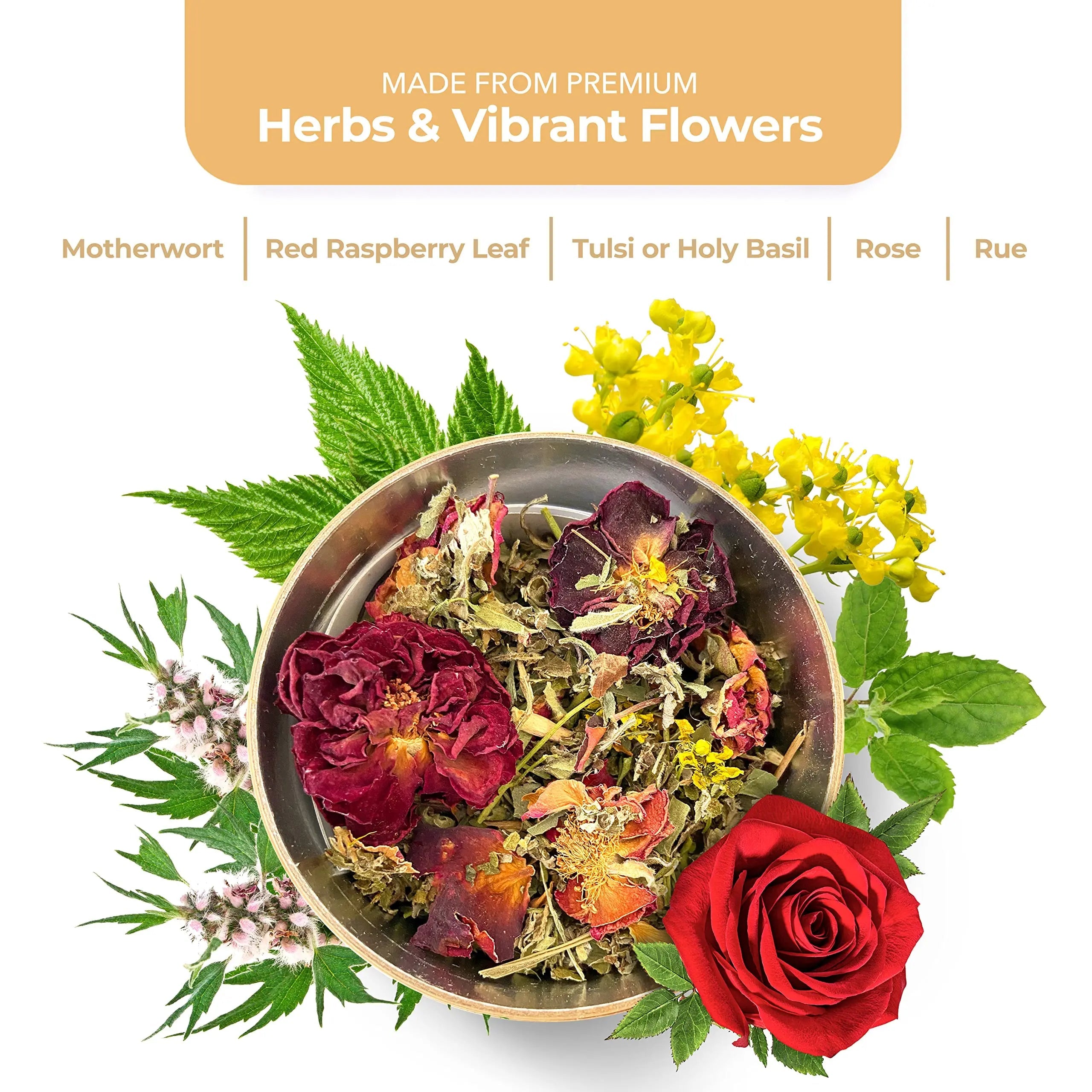 Yoni Steam Herbs Creativity Blend, Receptivity & Fertility Yoni Herbs for Cleansing and Toning Leiamoon Au supplements