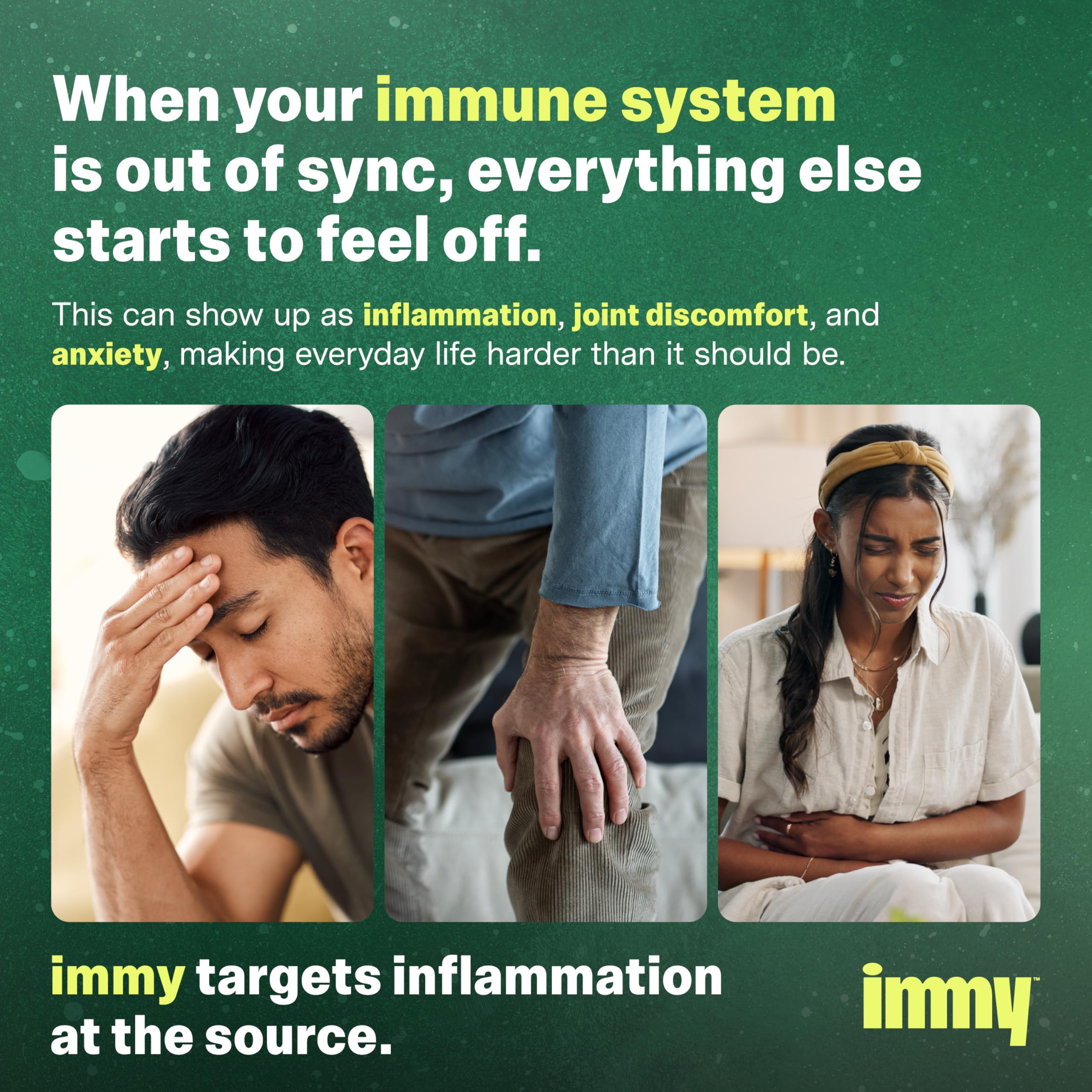 IMMY Doctor-Developed Inflammation Support - 90 Capsules - Supports Healthy Inflammatory Response & Immune Resilience