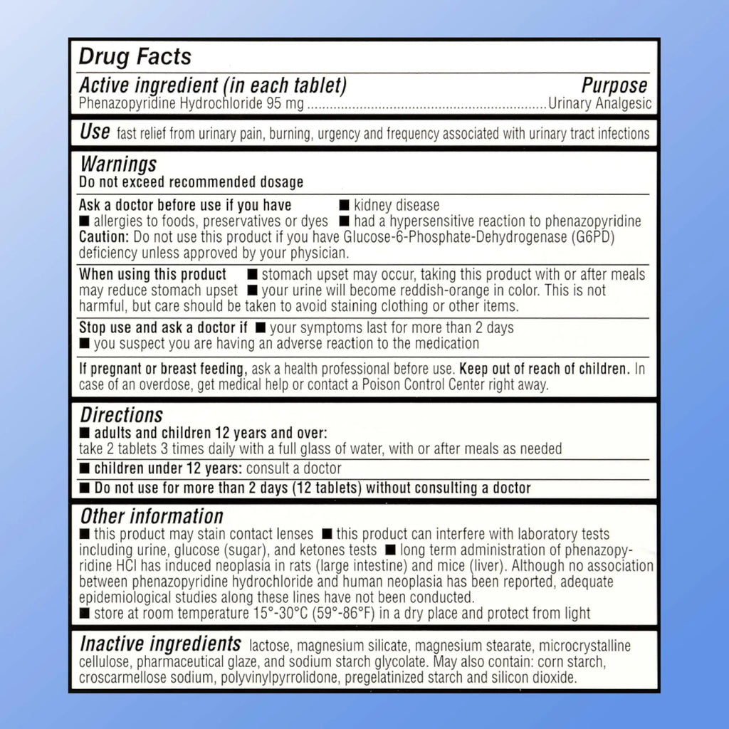 Quality Choice Fast Acting Urinary Pain Relief, Phenazopyridine Hydrochloride 95mg, Relieves UTI Pain, Burning, Frequent Urination, Bladder Discomfort, Urgency. One 30 Tablet Box (30 Total Tablets) Quality Choice Au supplements