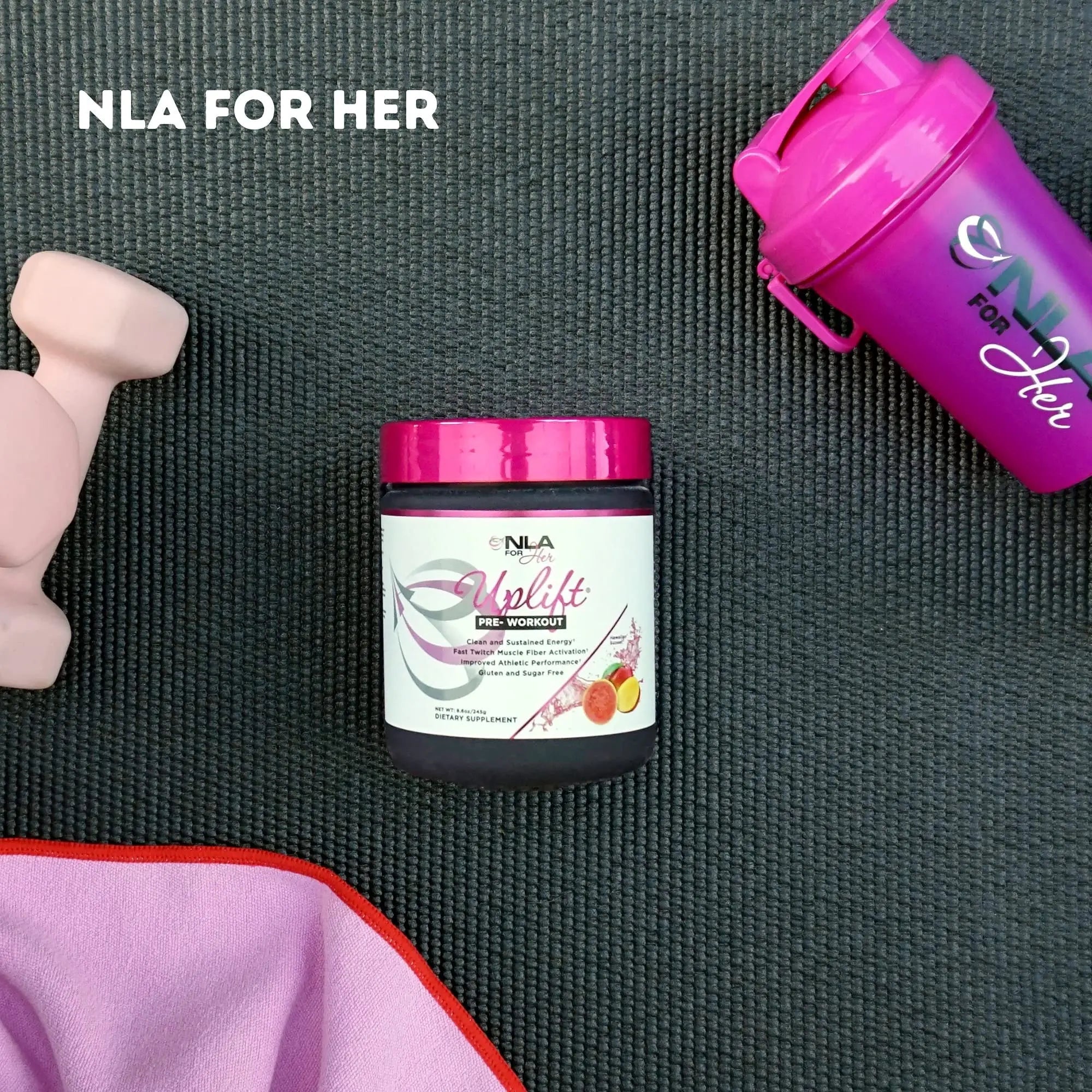 NLA for Her Pre/Post Workout Stack (Includes Her Whey Chocolate Éclair and Uplift Pre NLA for Her Au supplements