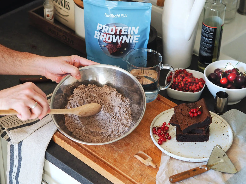 BioTechUSA Protein Brownie, Baking Mix with Collagen, whey proteins and sweeteners. 600 g, Chocolate BioTechUSA Au supplements
