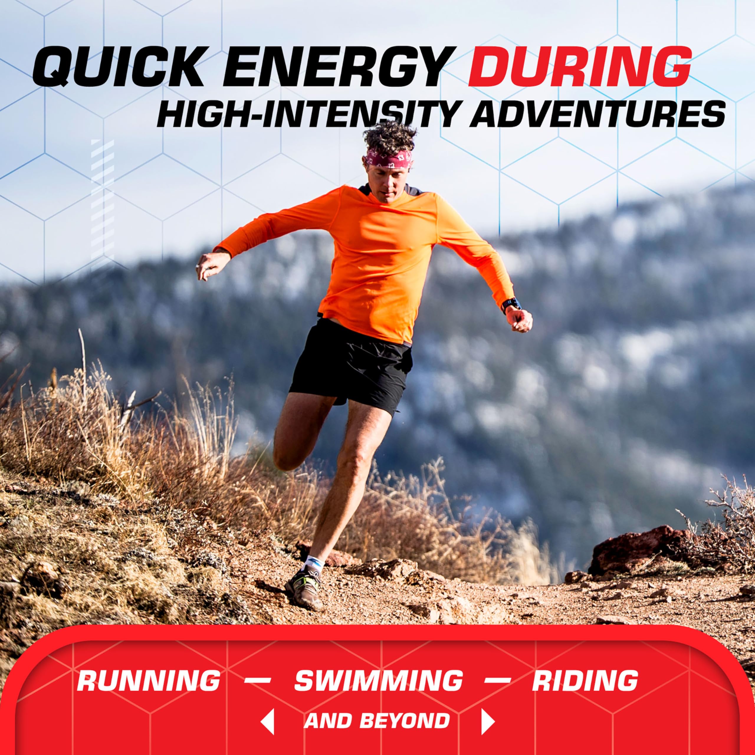 CLIF BLOKS - Mountain Berry Flavor - Energy Chews - Non-GMO - Plant Based - Fast Fuel for Cycling and Running - Quick Carbohydrates and Electrolytes - 2.12 oz. (18 Count)