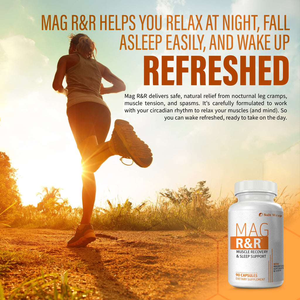 SaltWrap Mag R&R - Nighttime Muscle Cramps Support, Natural Sleep Support for Adults SaltWrap Au supplements