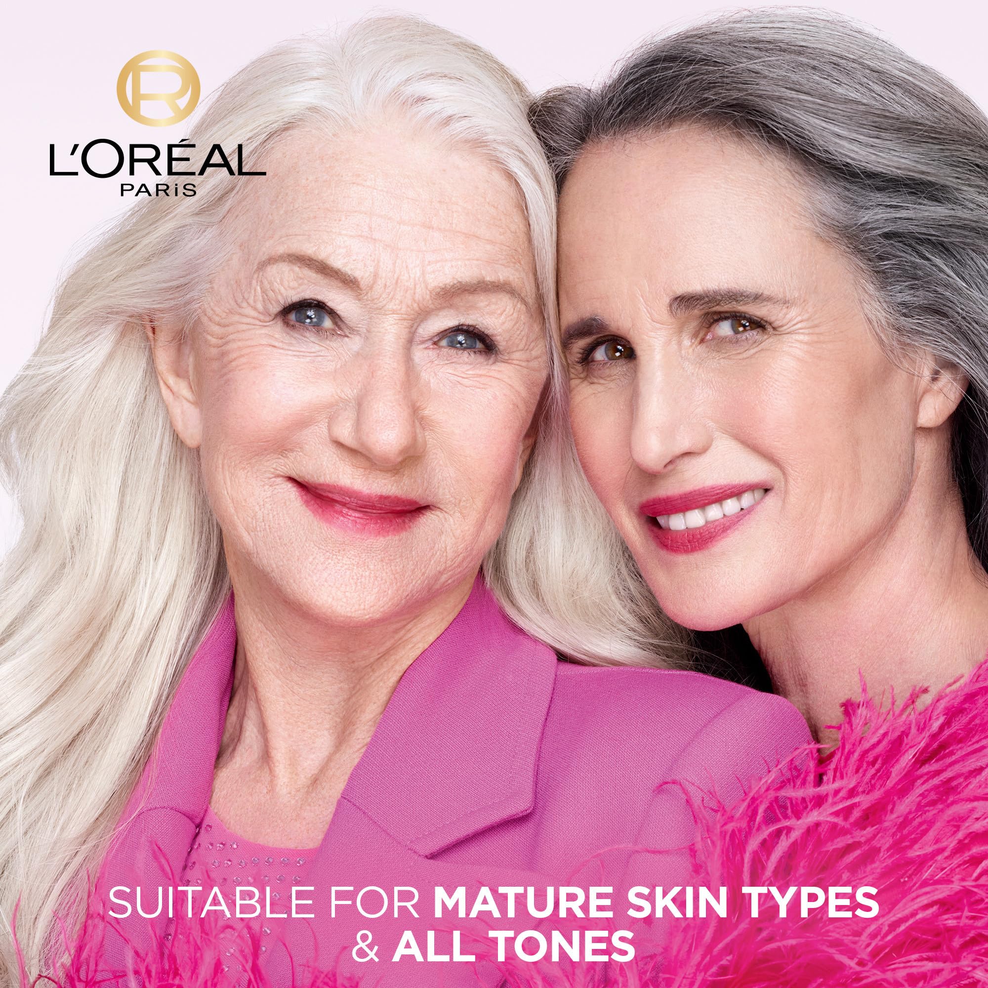 L'Oreal Paris Age Perfect Rosy Tone Anti-Sagging Face Moisturizer, Renew & Revive Healthy Tone, 1.7 oz (Packaging May Vary)