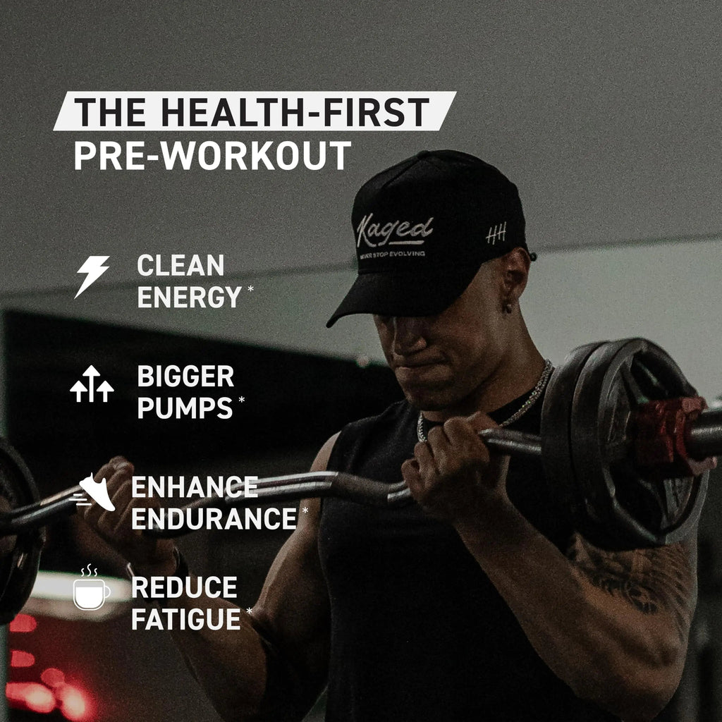 Kaged Stimulant Free Pre Workout Powder | Fruit Punch | Pre-Kaged | Formulated with Creatine, Beta Alanine | No Jitters | 20 Servings Kaged Au supplements