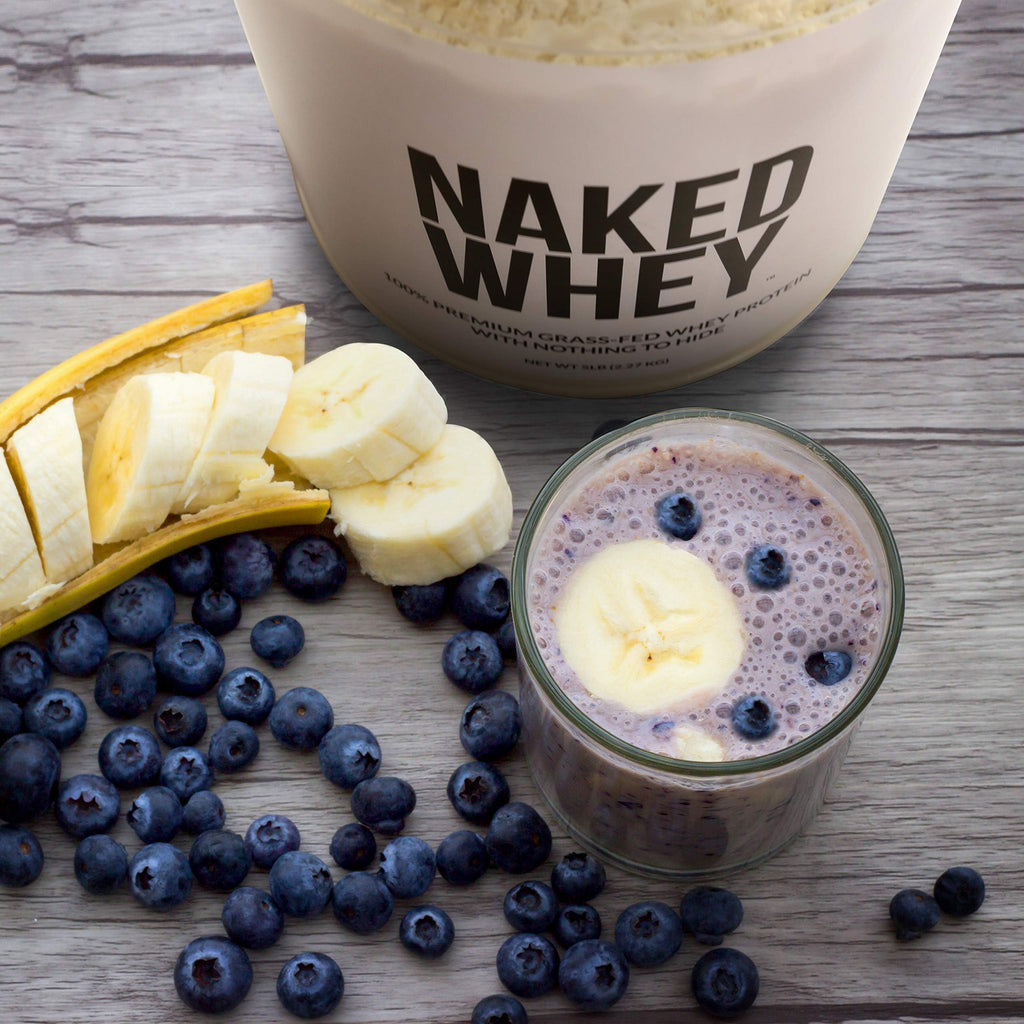 NAKED Whey 1Lb - Only 1 Ingredient, Grass Fed Whey Protein Powder, NSF Certified, Undenatured, No Gmos, No Soy, Gluten Free