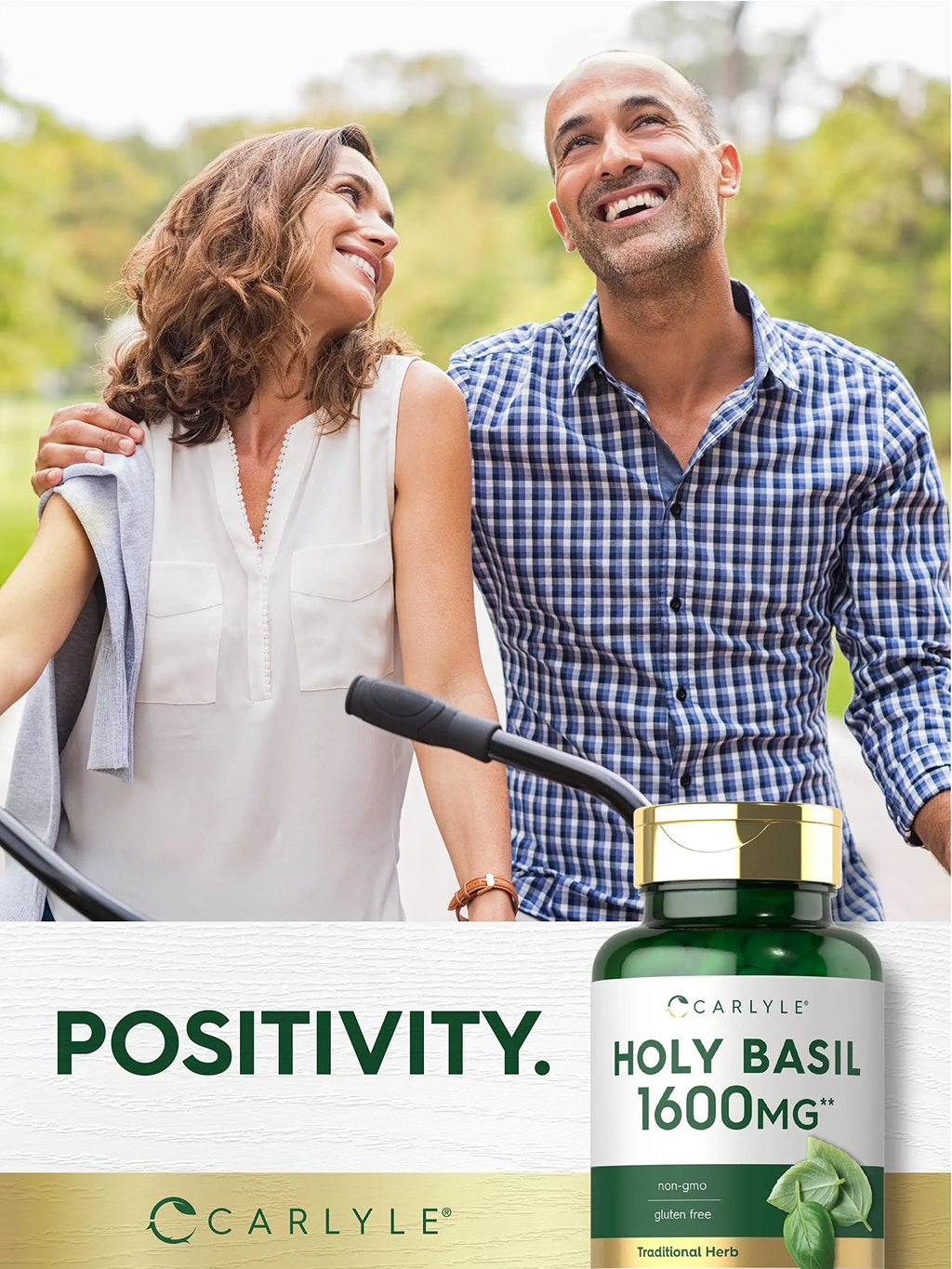 Carlyle Holy Basil Capsules 1600 mg | 200 Count | Tulsi Holy Basil Leaf Extract | Herbal Carlyle Au supplements