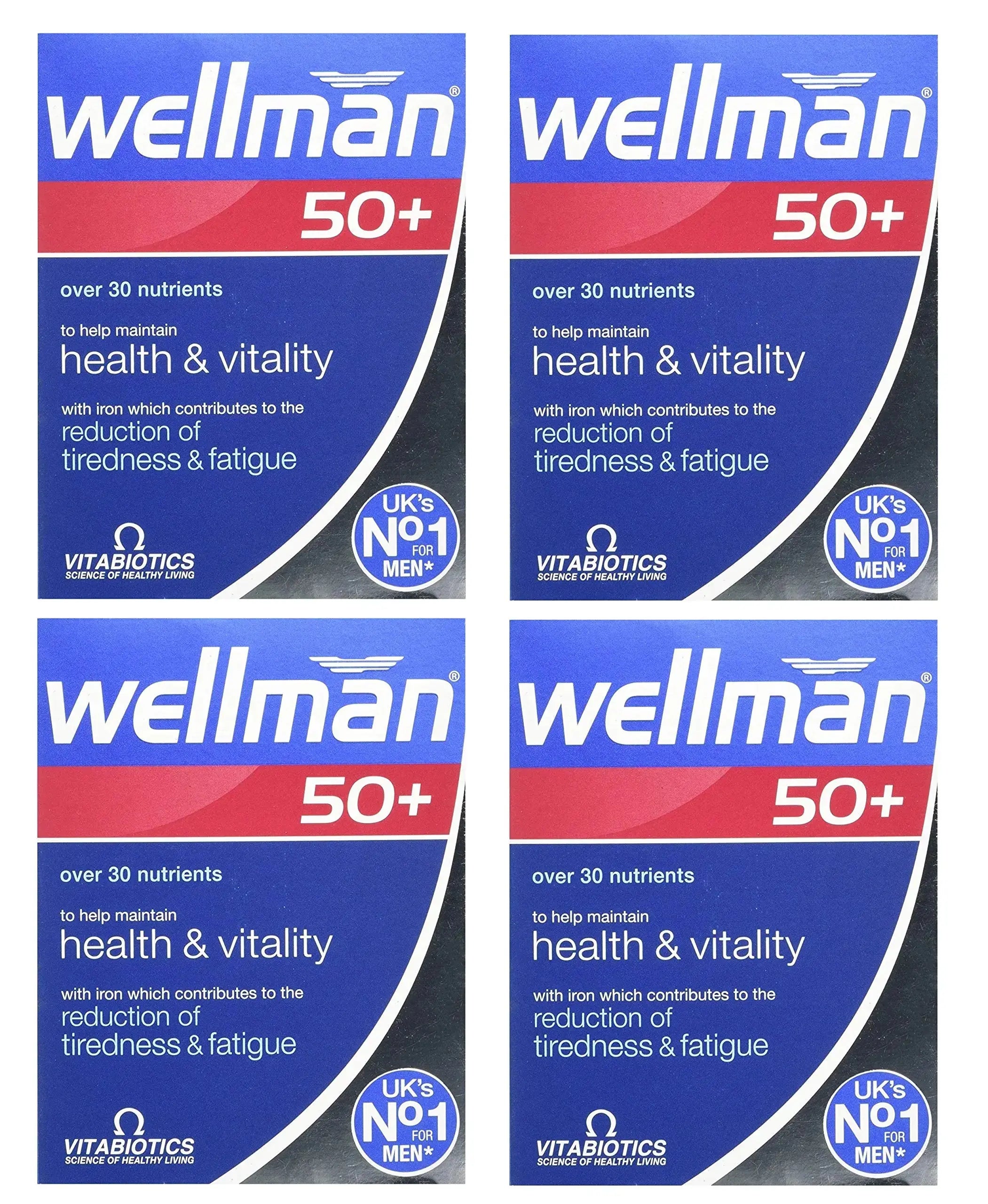 Wellman 4 X 50+ 30 Tablets Wellman Au supplements